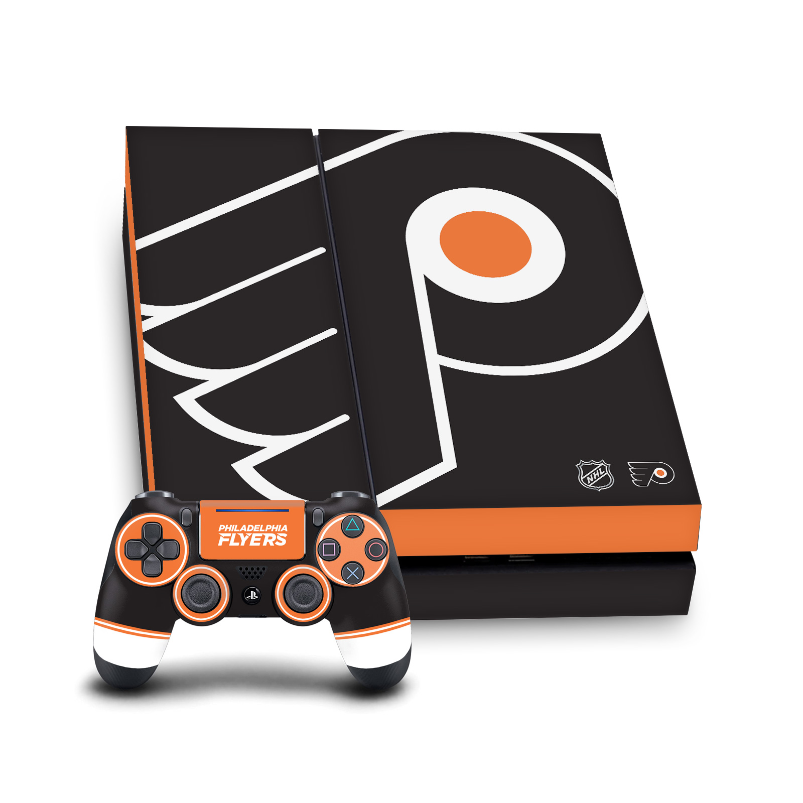 OFFICIAL NHL PHILADELPHIA FLYERS VINYL SKIN FOR SONY PS4 CONSOLE & CONTROLLER