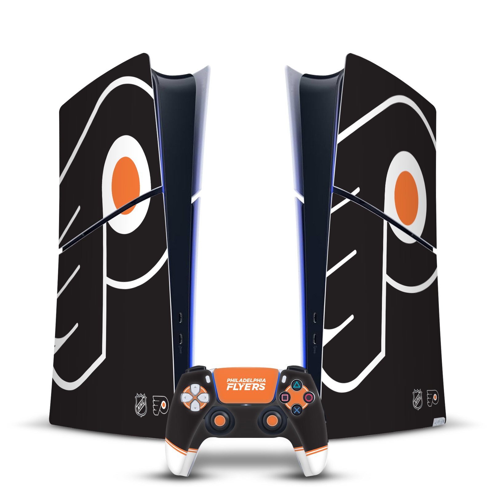 NHL PHILADELPHIA FLYERS VINYL SKIN FOR PS5 SLIM DIGITAL CONSOLE & CONTROLLER