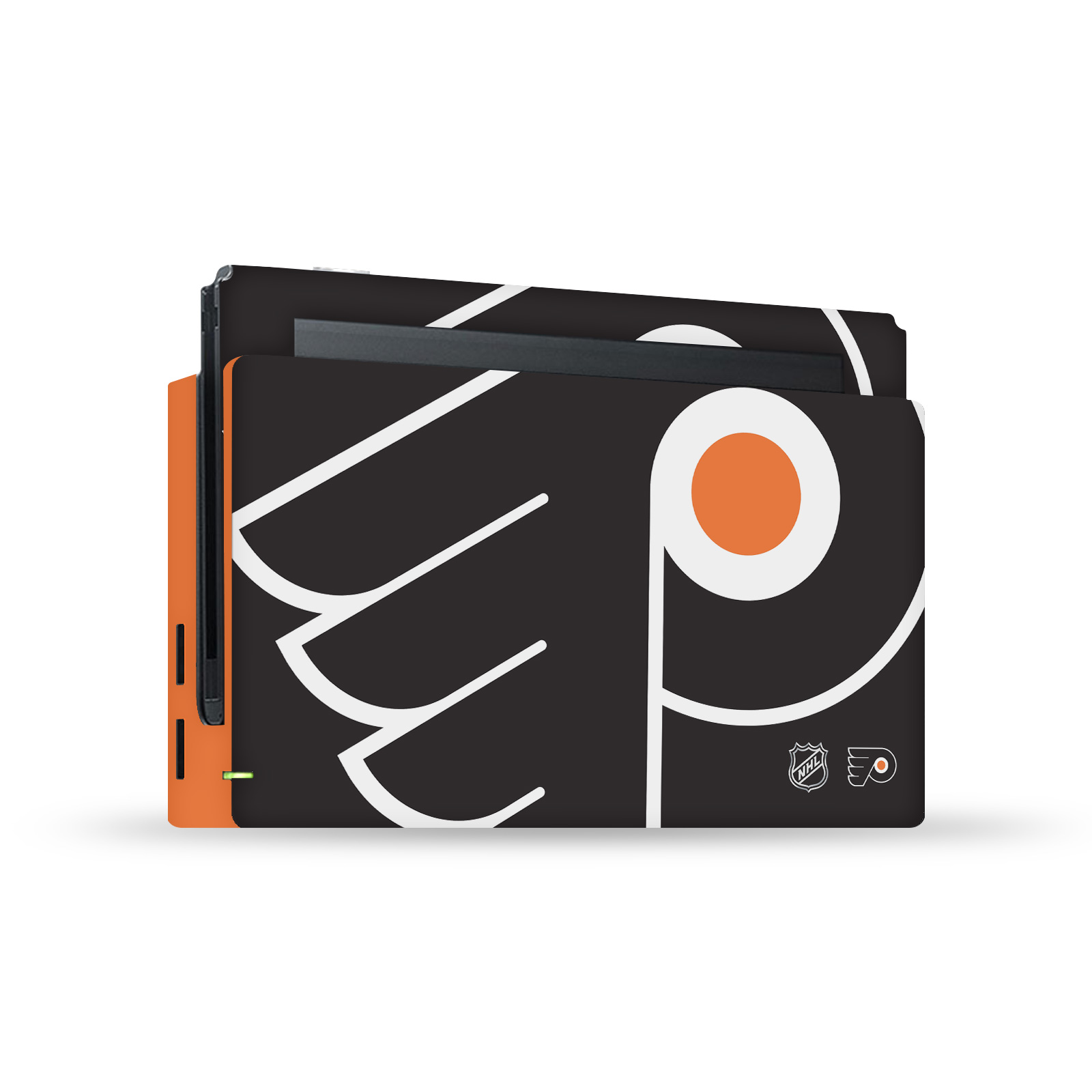 OFFICIAL NHL PHILADELPHIA FLYERS VINYL SKIN FOR NINTENDO SWITCH CONSOLE & DOCK