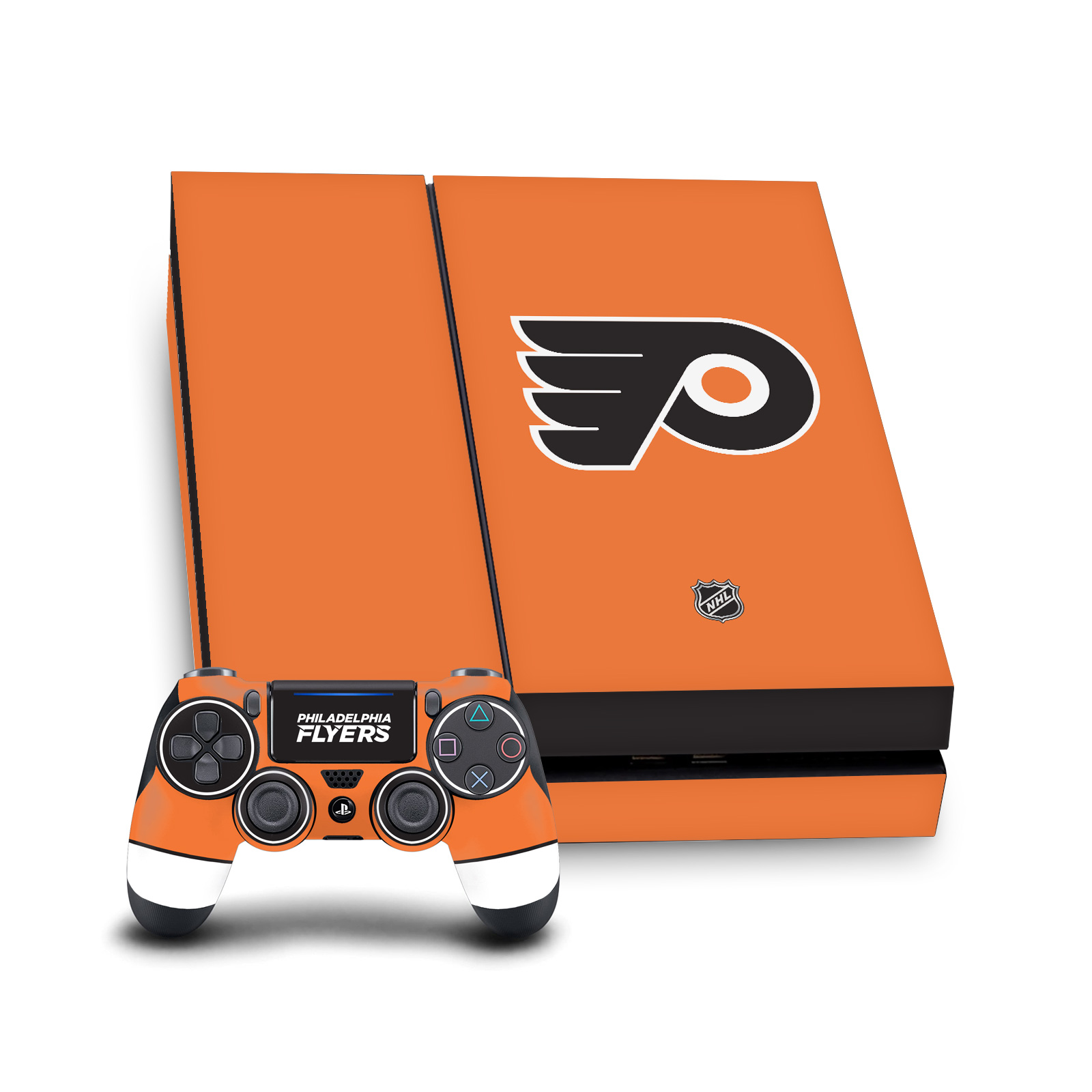 OFFICIAL NHL PHILADELPHIA FLYERS VINYL SKIN FOR SONY PS4 CONSOLE & CONTROLLER