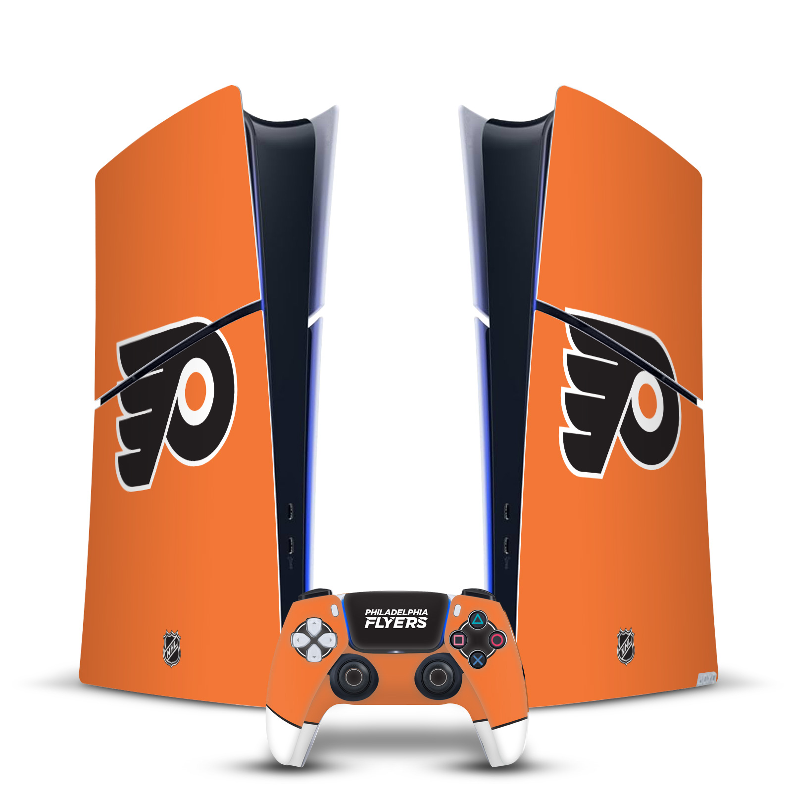 NHL PHILADELPHIA FLYERS VINYL SKIN FOR PS5 SLIM DIGITAL CONSOLE & CONTROLLER