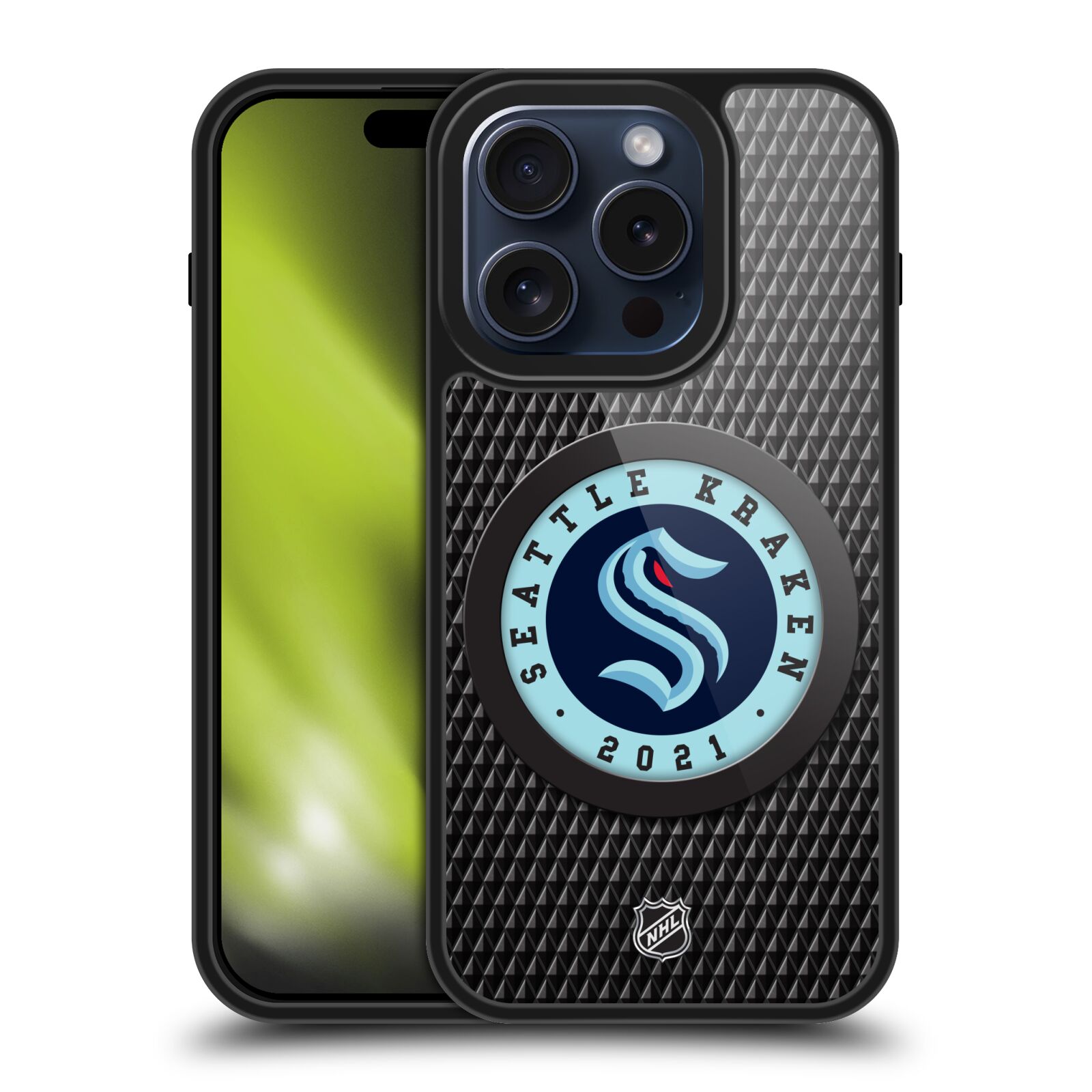 OFFICIAL NHL SEATTLE KRAKEN GEL ARMOUR CASE FOR APPLE iPHONE PHONES - Foto 9 di 9