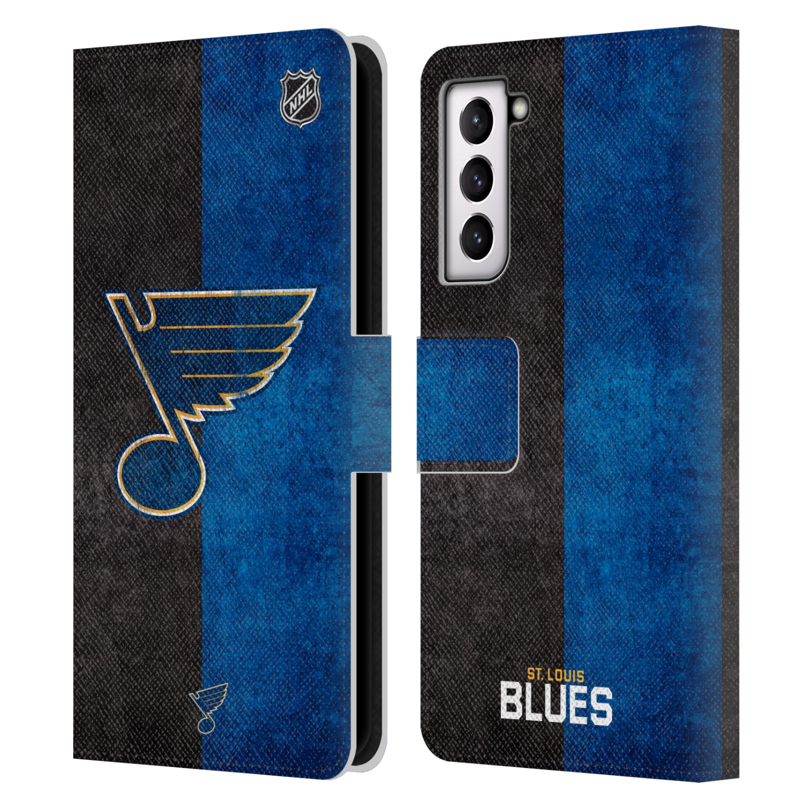 NHL St Louis Blues Jersey Leather Book Wallet Case Cover For Apple