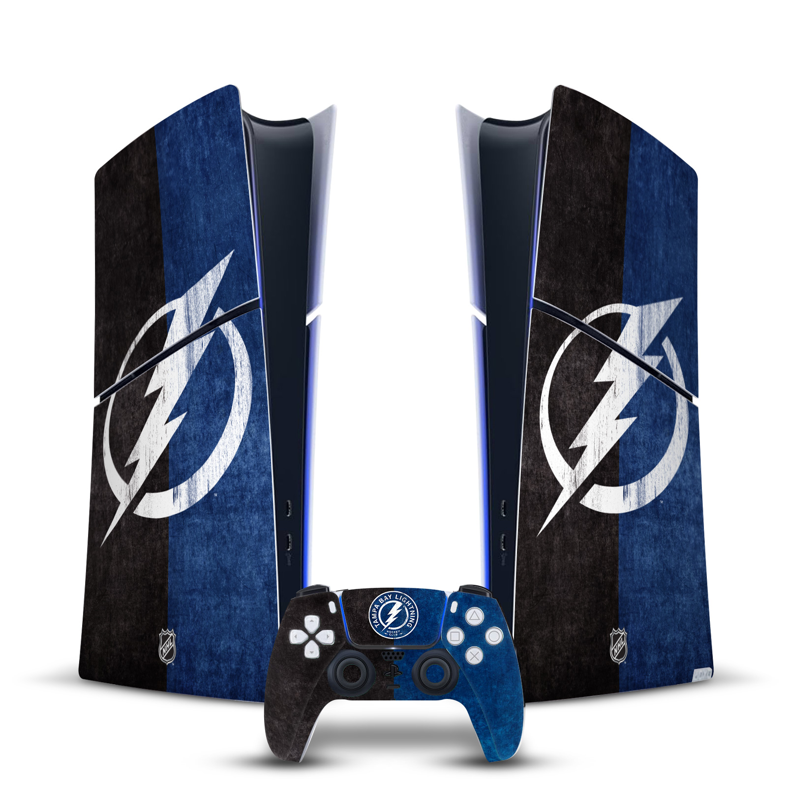 NHL TAMPA BAY LIGHTNING VINYL SKIN FOR PS5 SLIM DIGITAL CONSOLE & CONTROLLER