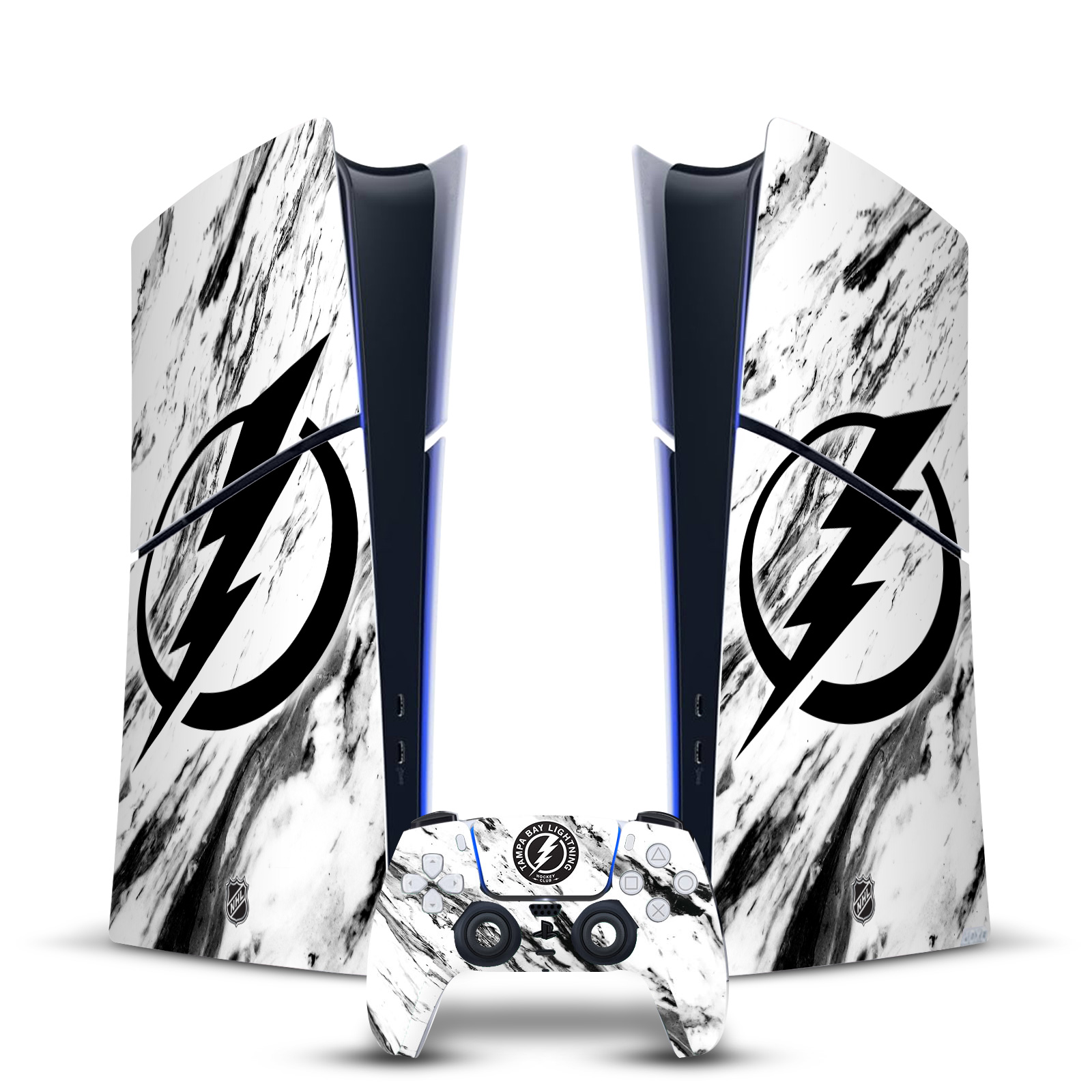 NHL TAMPA BAY LIGHTNING VINYL SKIN FOR PS5 SLIM DIGITAL CONSOLE & CONTROLLER