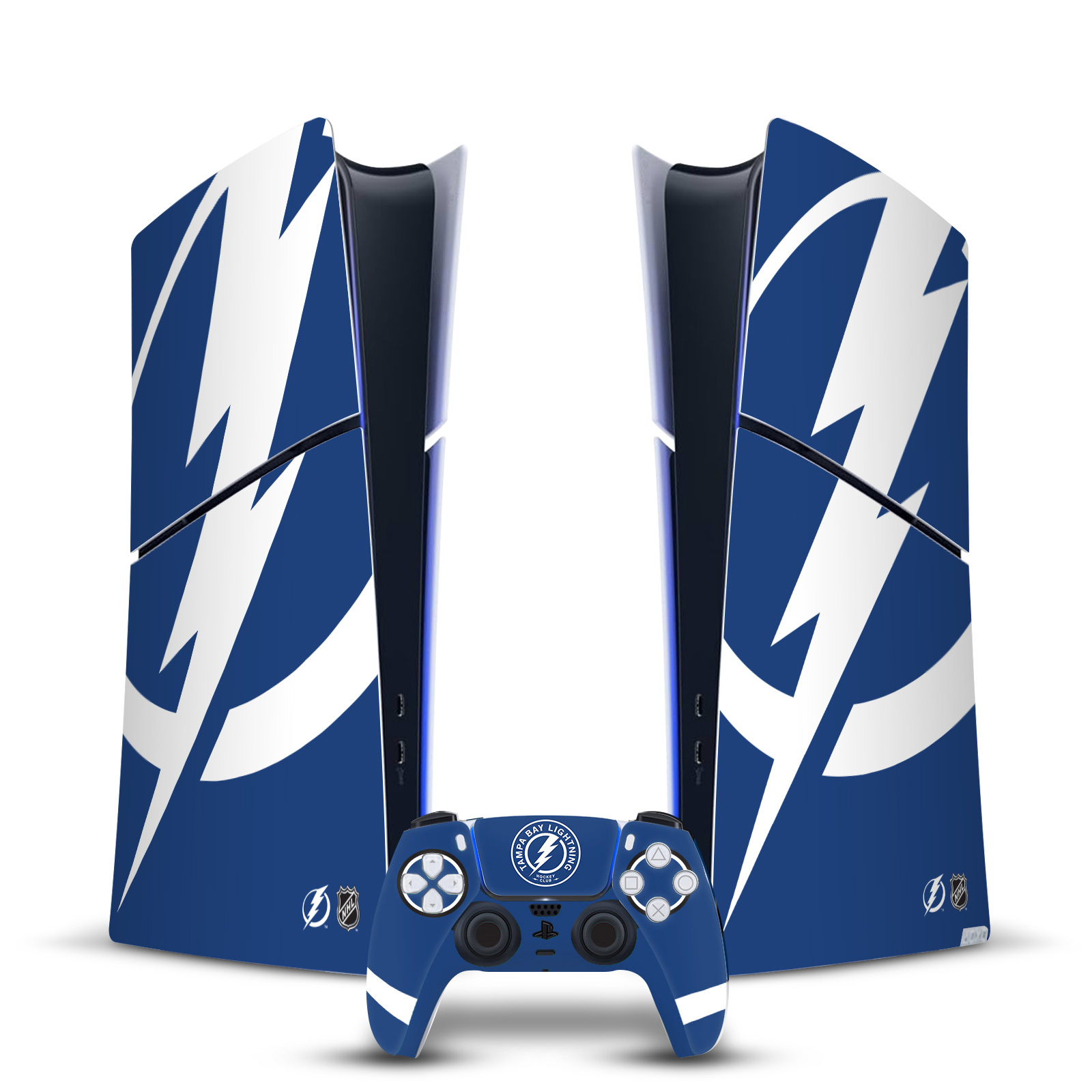 NHL TAMPA BAY LIGHTNING VINYL SKIN FOR PS5 SLIM DIGITAL CONSOLE & CONTROLLER