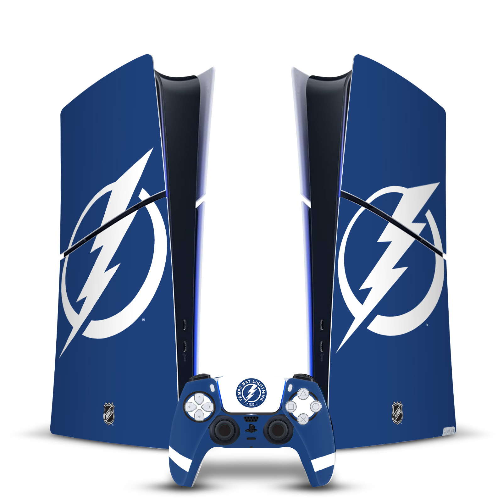 NHL TAMPA BAY LIGHTNING VINYL SKIN FOR PS5 SLIM DIGITAL CONSOLE & CONTROLLER