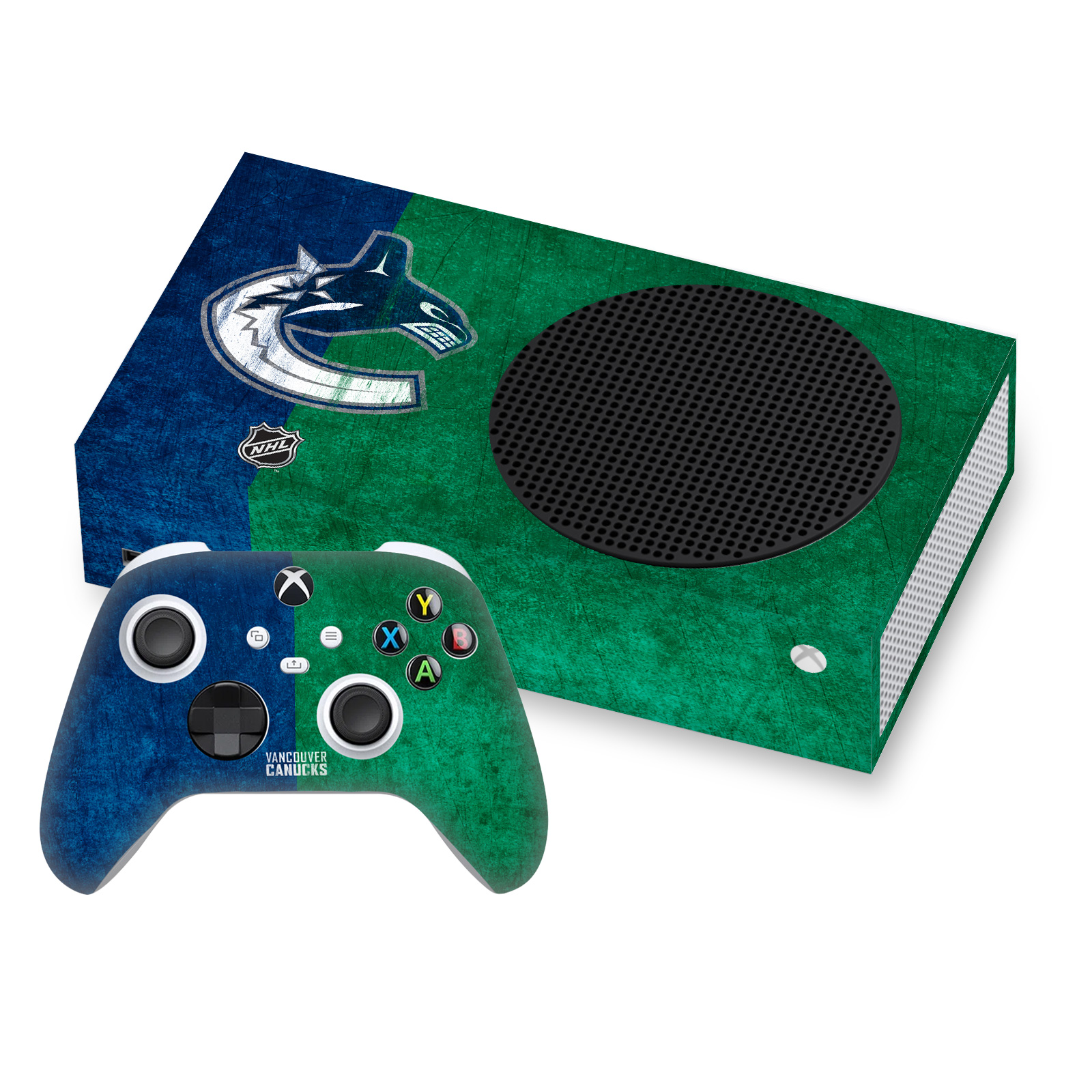 OFFICIAL NHL VANCOUVER CANUCKS VINYL SKIN FOR SERIES S CONSOLE & CONTROLLER