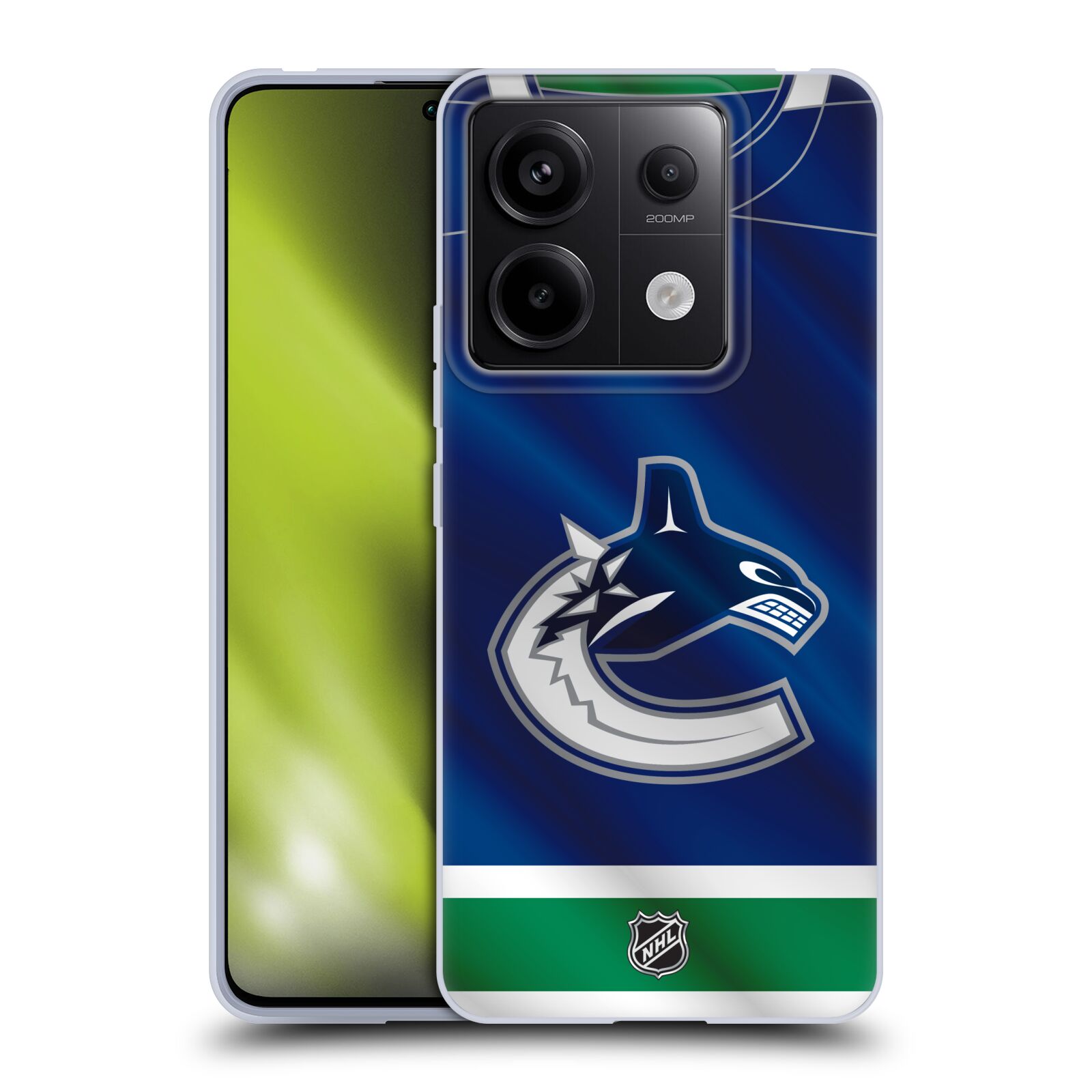 Silikonové pouzdro na mobil Xiaomi Redmi Note 13 Pro 5G / Poco X6 5G - NHL - Dres Vancouver Canucks (Silikonový kryt, obal, pouzdro na mobilní telefon Xiaomi Redmi Note 13 Pro 5G / Poco X6 5G s licencovaným motivem NHL - Dres Vancouver Canucks)