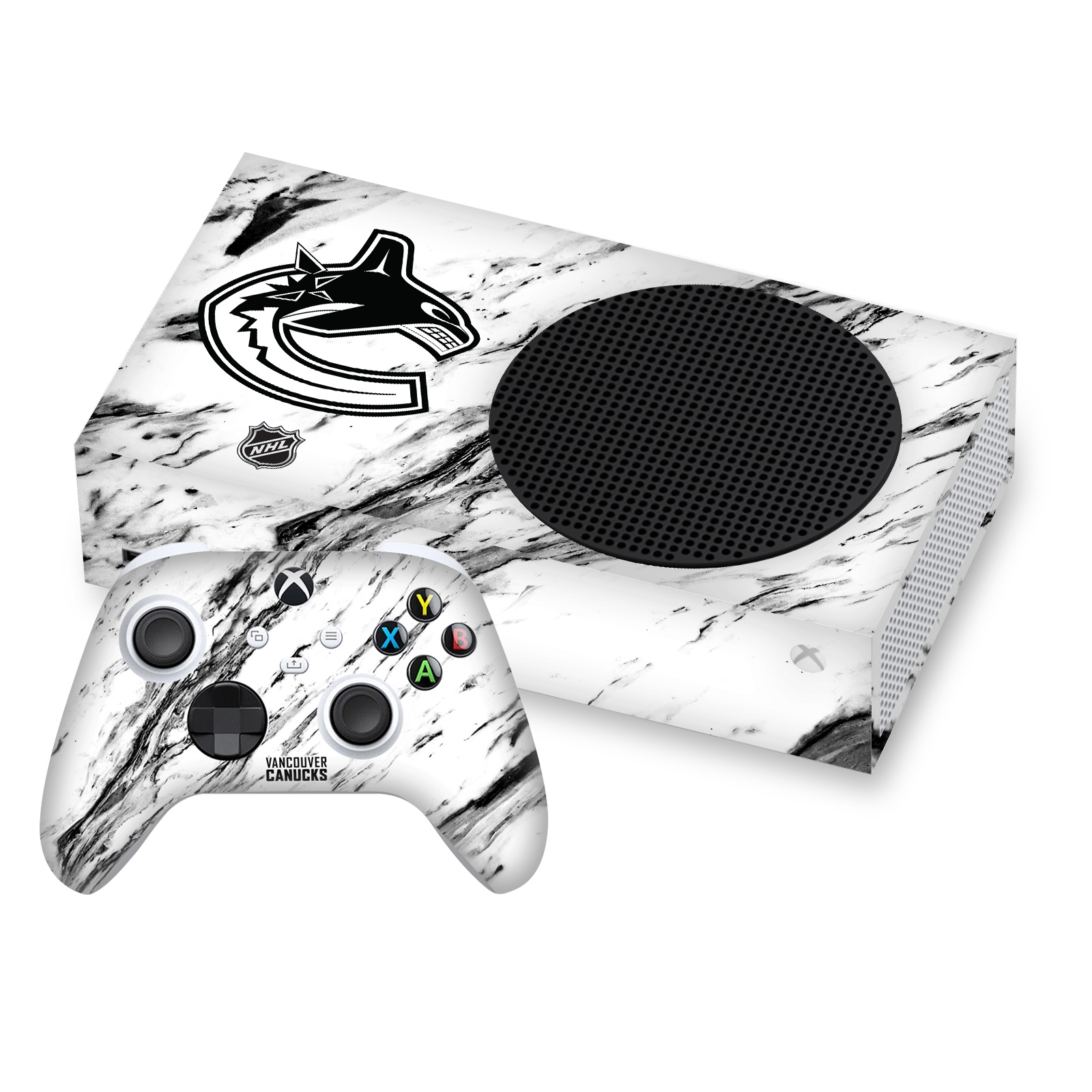 OFFICIAL NHL VANCOUVER CANUCKS VINYL SKIN FOR SERIES S CONSOLE & CONTROLLER