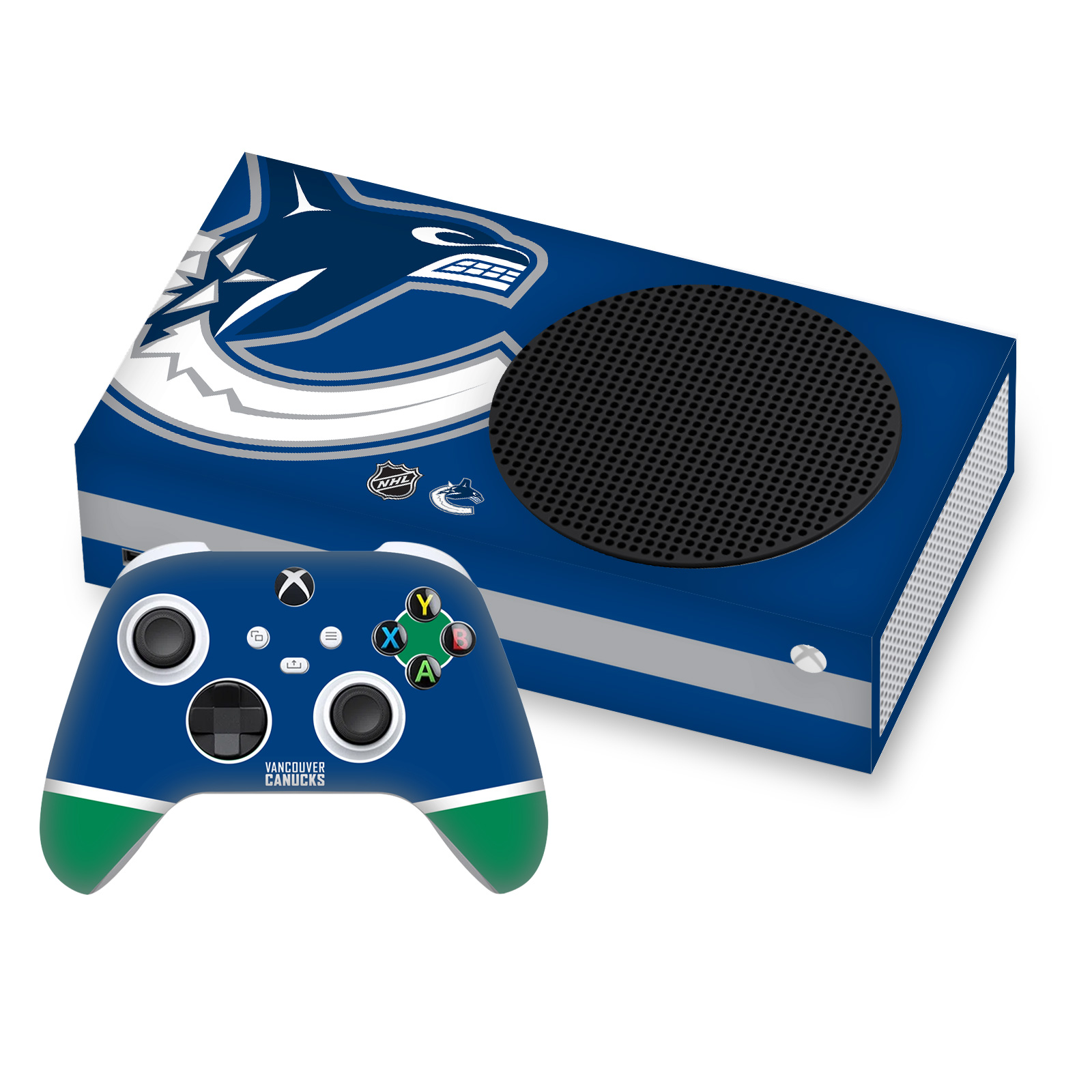 OFFICIAL NHL VANCOUVER CANUCKS VINYL SKIN FOR SERIES S CONSOLE & CONTROLLER