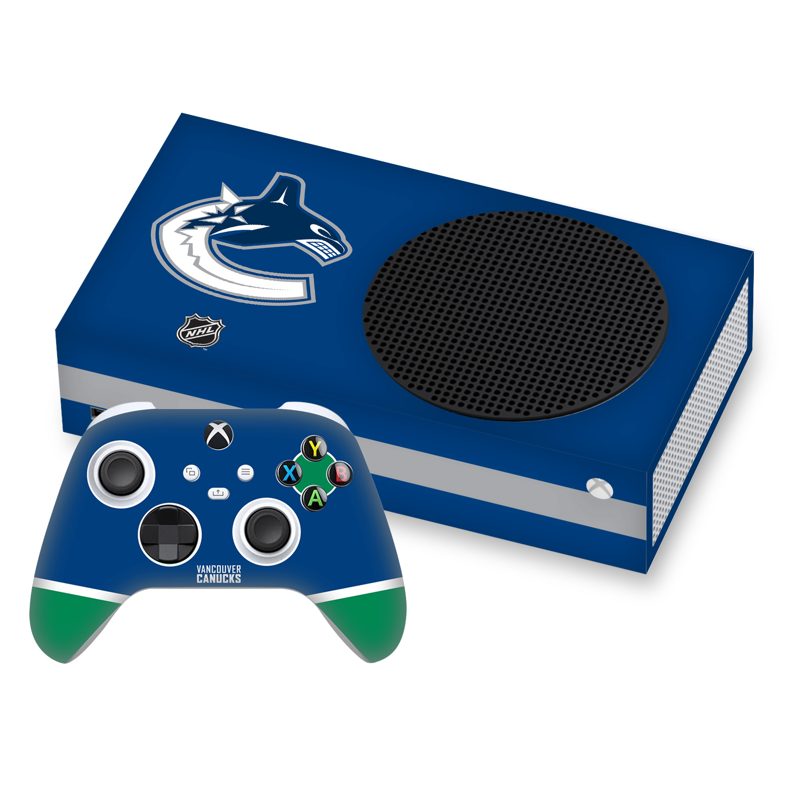 OFFICIAL NHL VANCOUVER CANUCKS VINYL SKIN FOR SERIES S CONSOLE & CONTROLLER