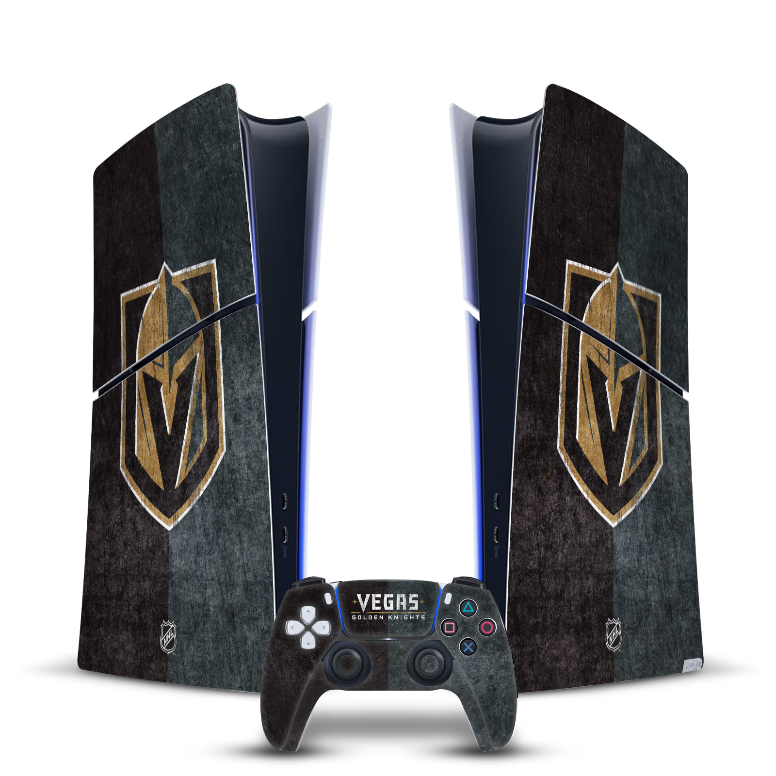 NHL VEGAS GOLDEN KNIGHTS VINYL SKIN FOR PS5 SLIM DIGITAL CONSOLE & CONTROLLER