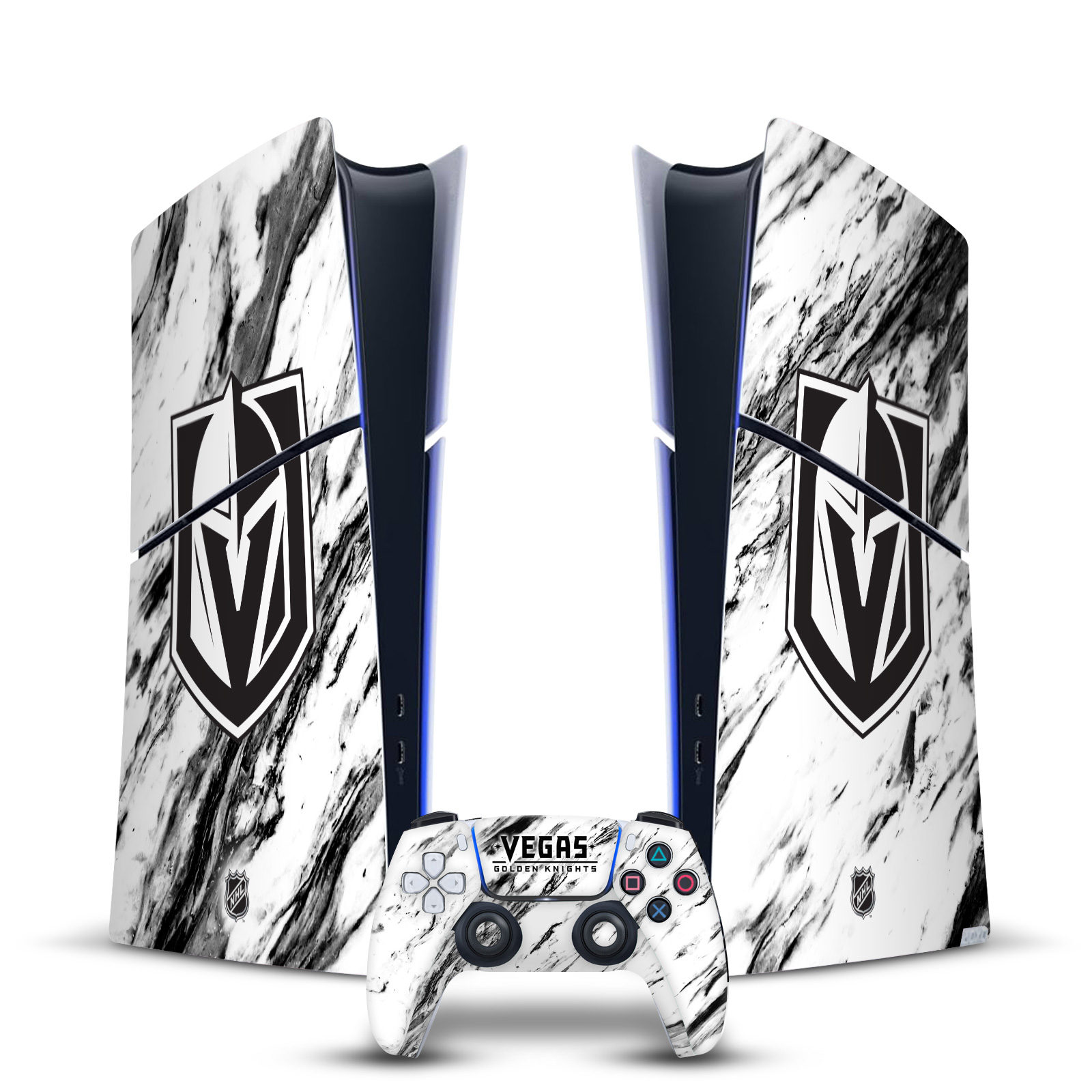 NHL VEGAS GOLDEN KNIGHTS VINYL SKIN FOR PS5 SLIM DIGITAL CONSOLE & CONTROLLER