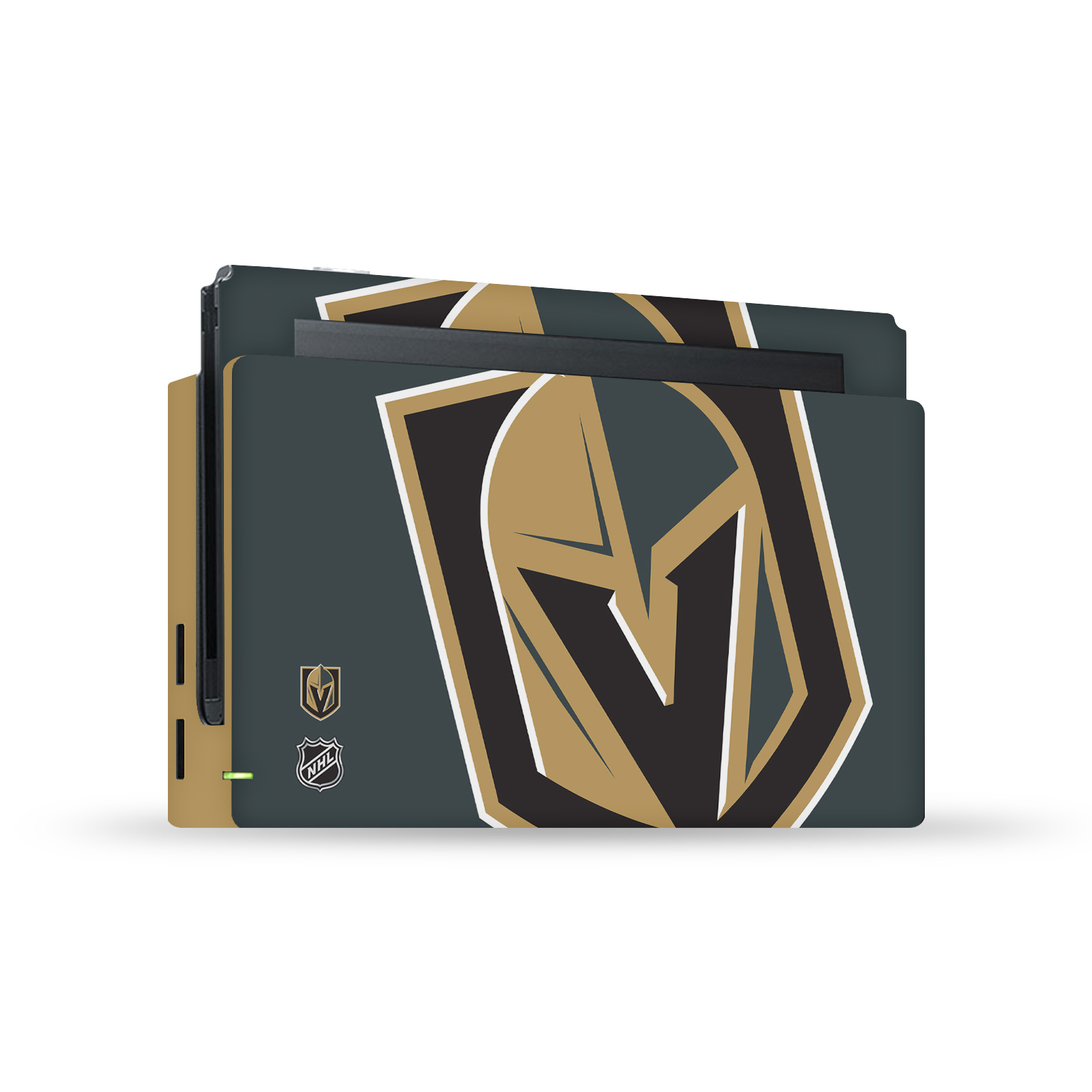 OFFICIAL NHL VEGAS GOLDEN KNIGHTS VINYL SKIN FOR NINTENDO SWITCH CONSOLE & DOCK