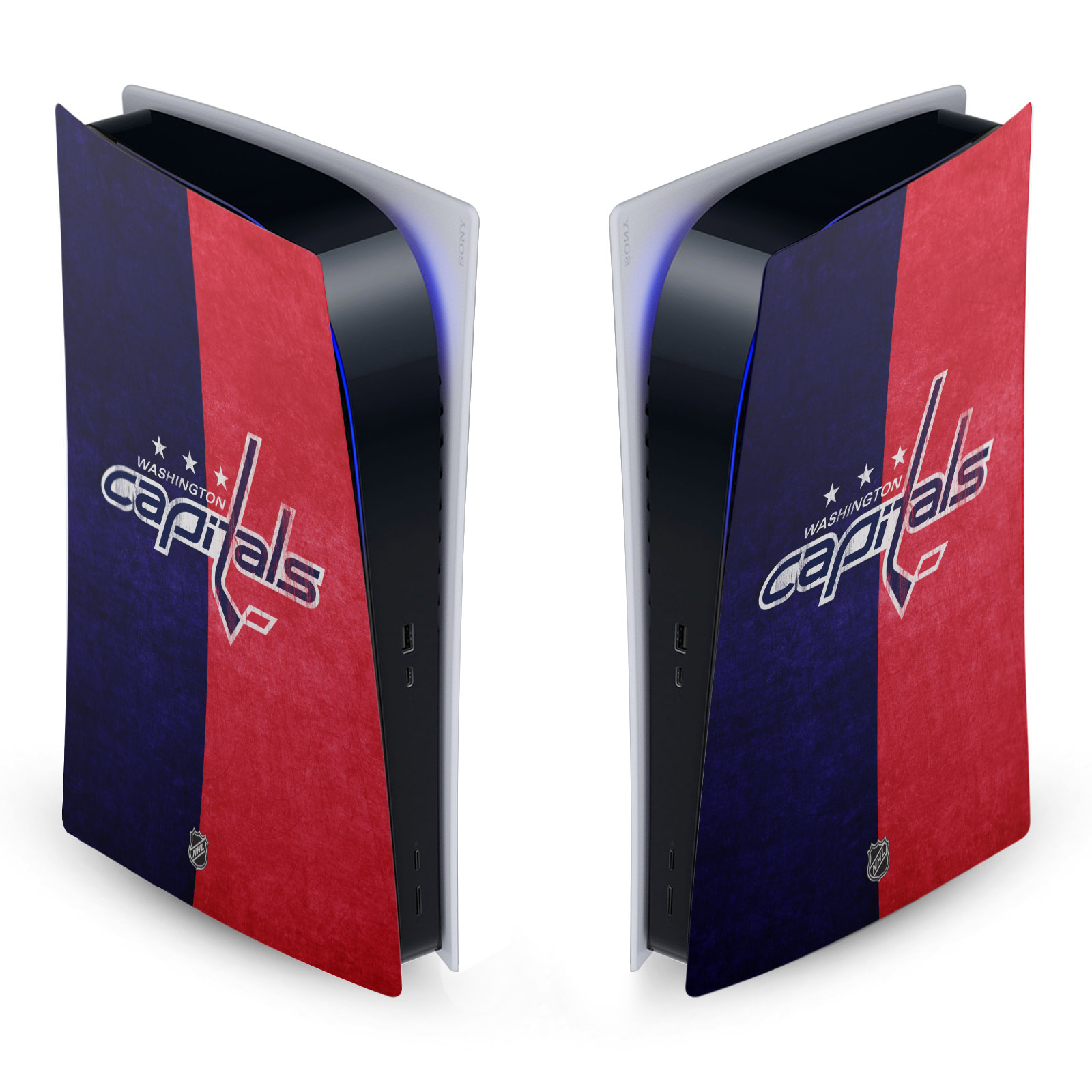 OFFICIAL NHL WASHINGTON CAPITALS VINYL SKIN FOR SONY PS5 DIGITAL EDITION CONSOLE