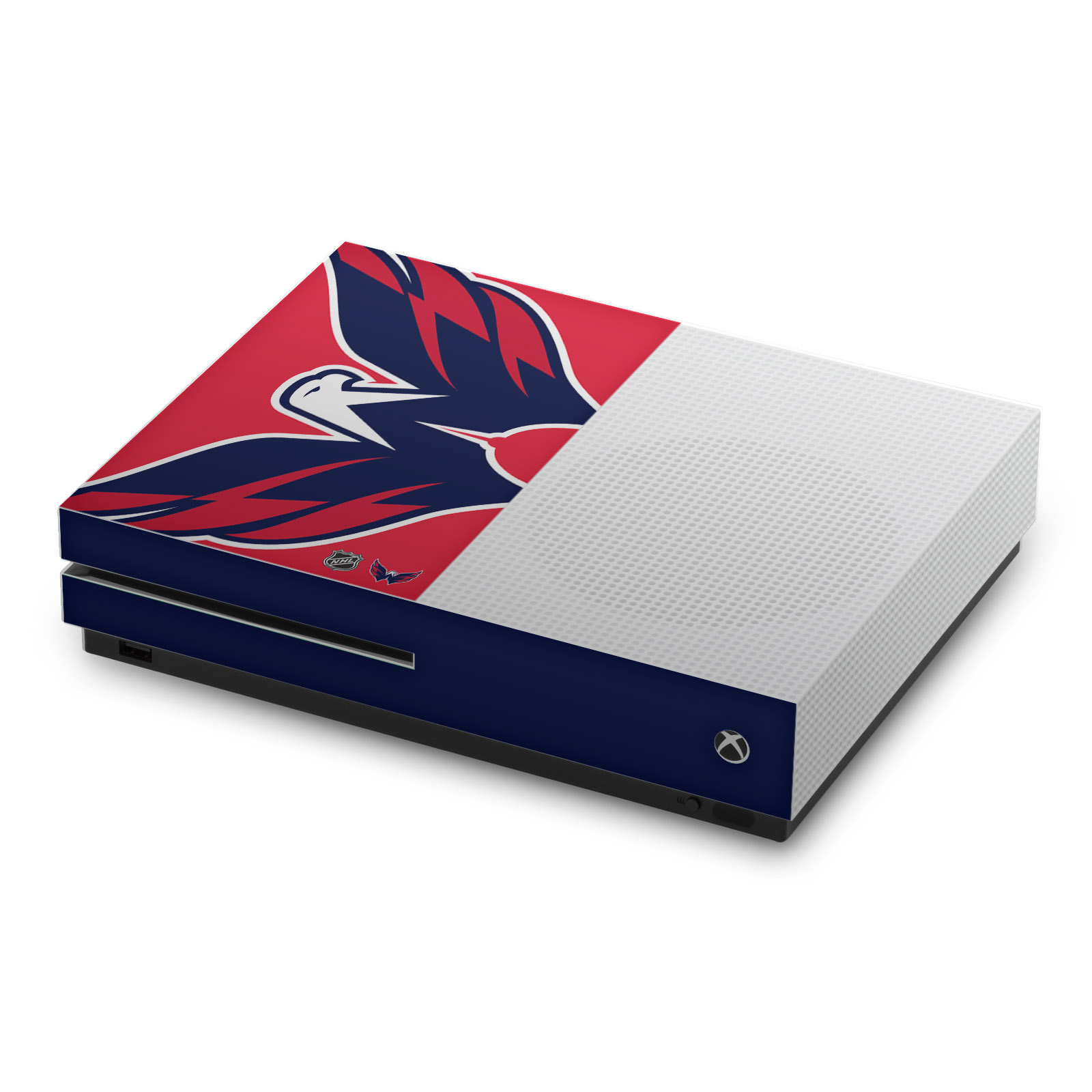 OFFICIAL NHL WASHINGTON CAPITALS VINYL STICKER SKIN DECAL FOR XBOX ONE S CONSOLE