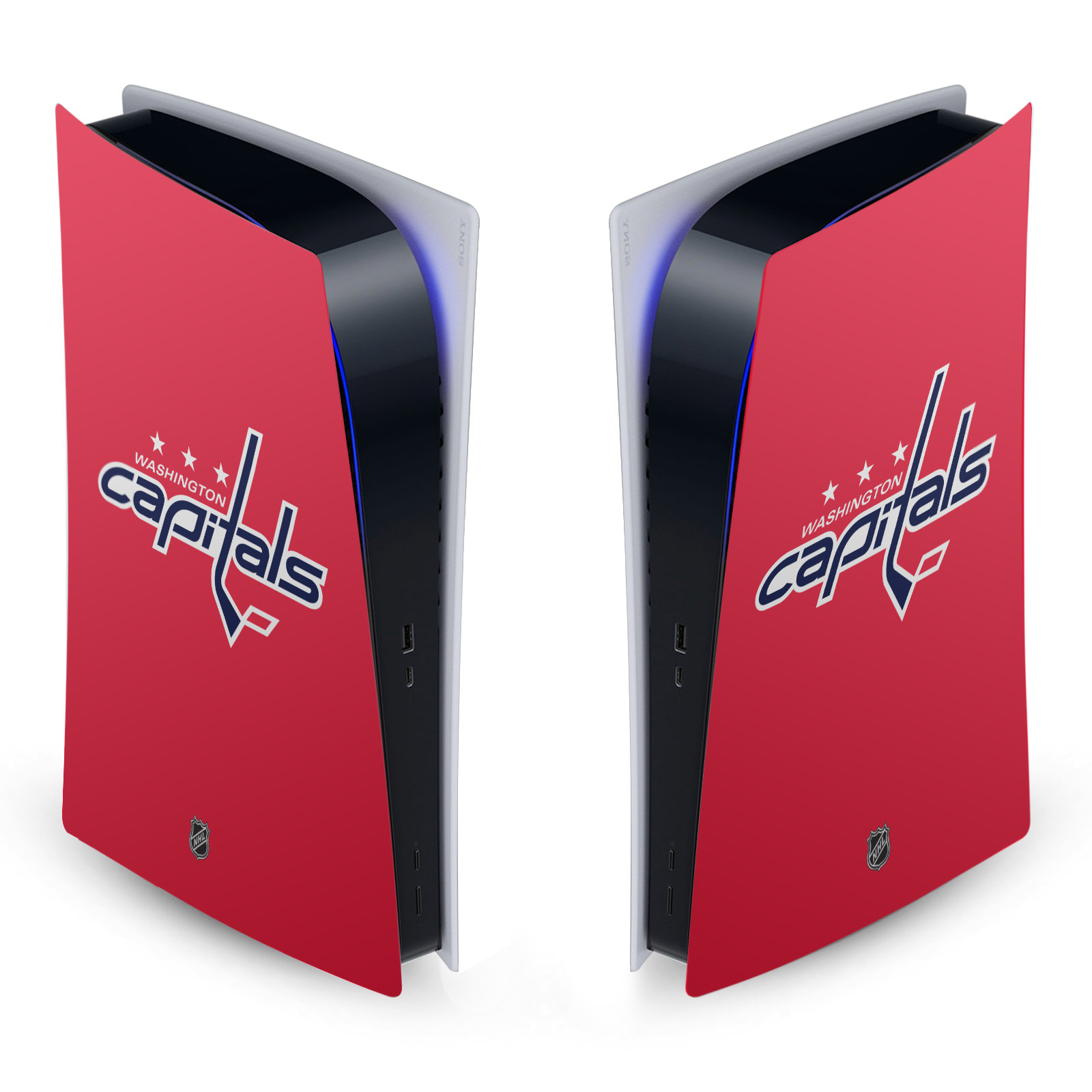 OFFICIAL NHL WASHINGTON CAPITALS VINYL SKIN FOR SONY PS5 DIGITAL EDITION CONSOLE