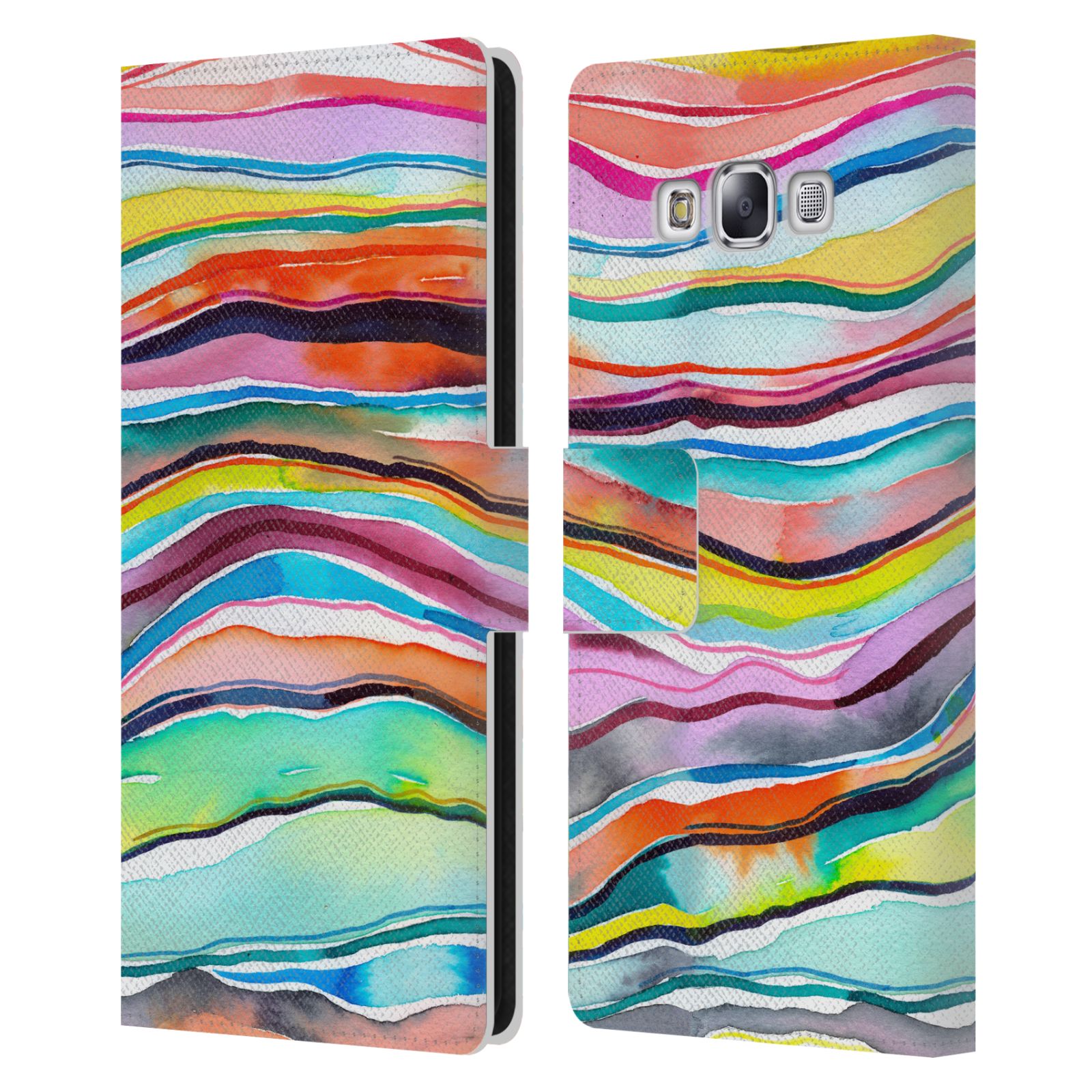 OFFICIAL NINOLA ABSTRACT 2 LEATHER BOOK WALLET CASE FOR SAMSUNG PHONES 3 - 第 7/16 張圖片