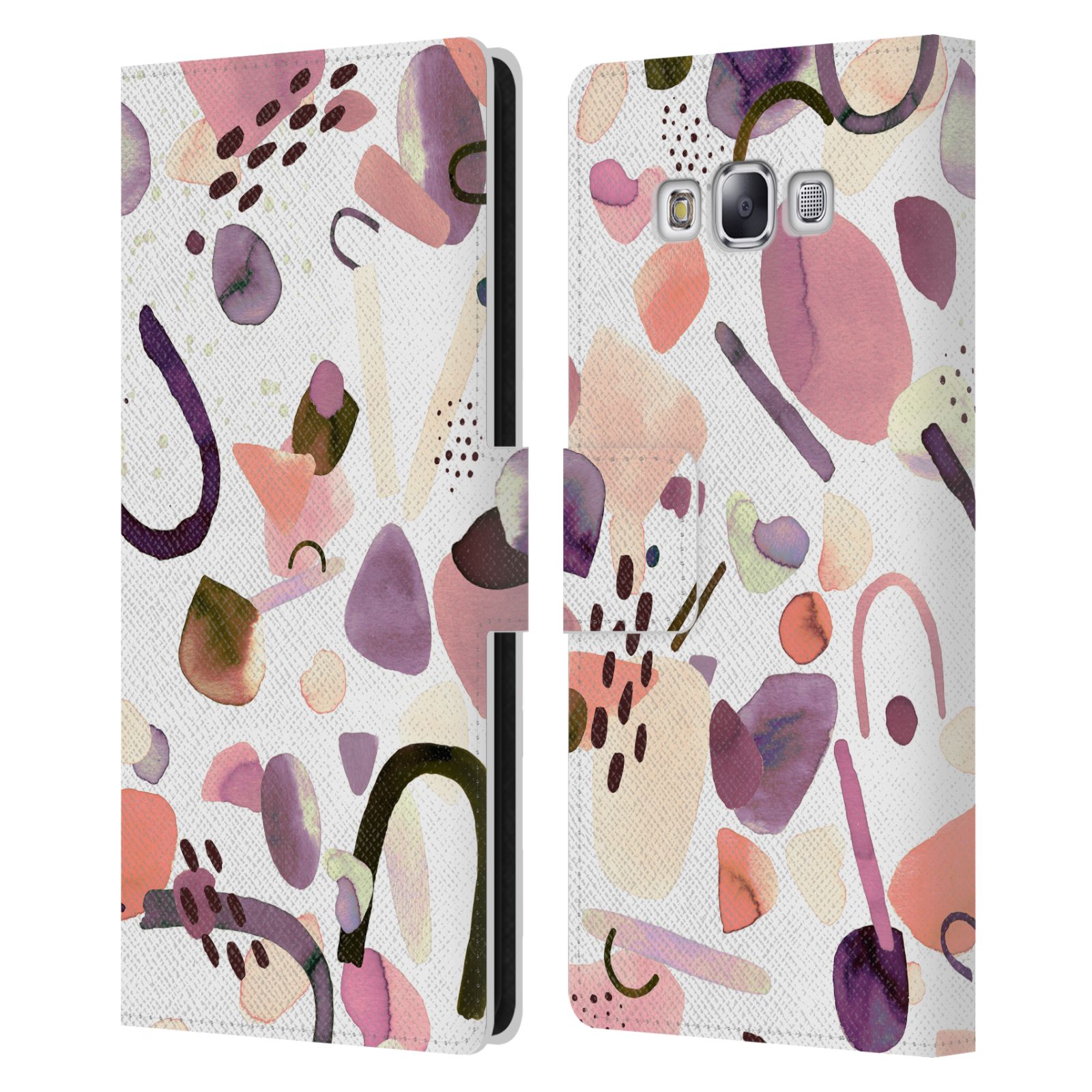 OFFICIAL NINOLA ABSTRACT 2 LEATHER BOOK WALLET CASE FOR SAMSUNG PHONES 3 - 第 10/16 張圖片