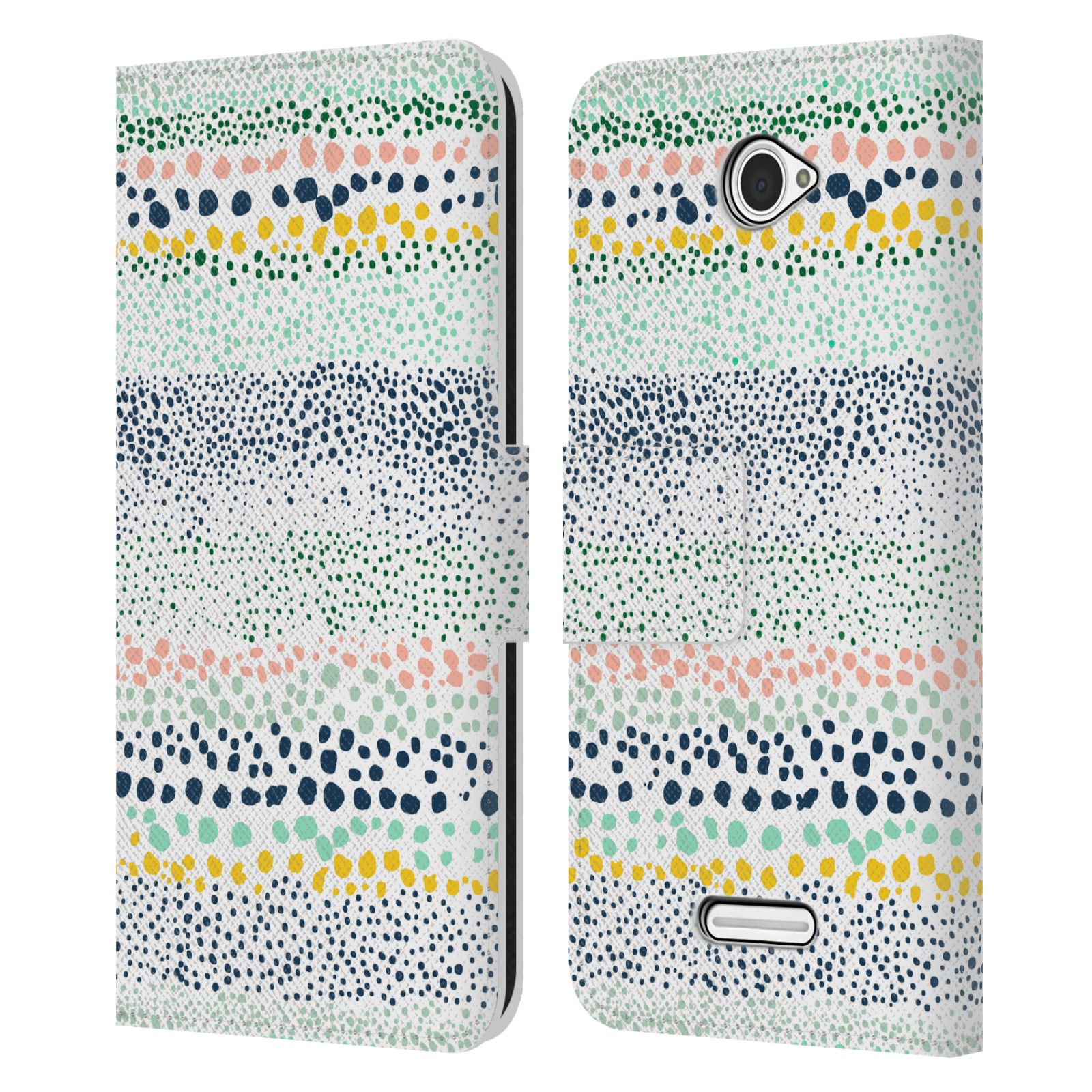 OFFICIAL NINOLA ABSTRACT LINES LEATHER BOOK WALLET CASE COVER FOR SONY PHONES 2 - Imagen 7 de 13