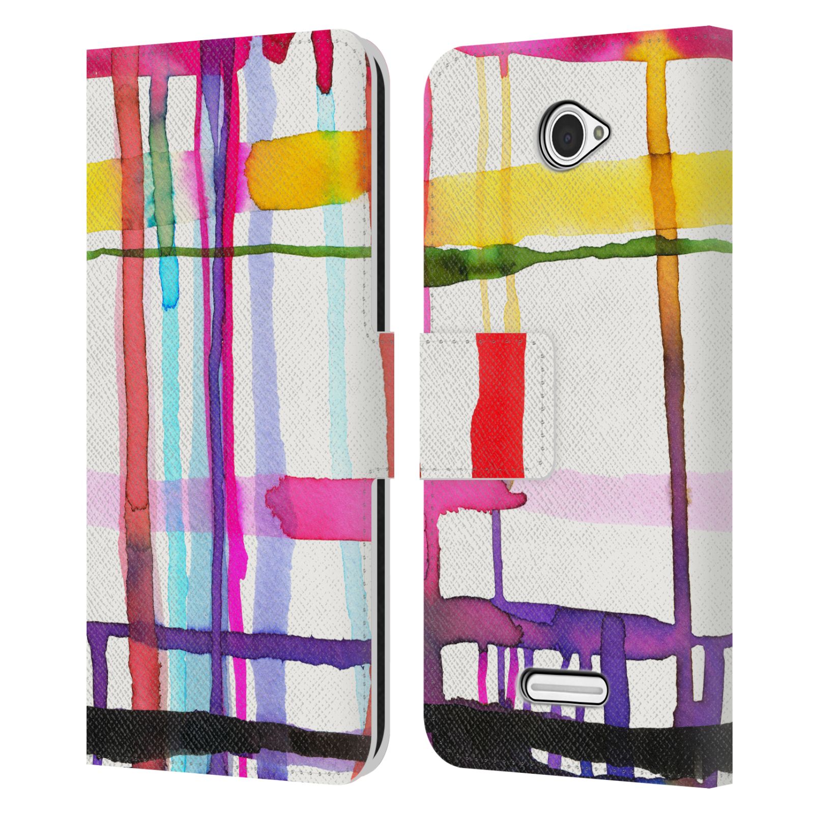 OFFICIAL NINOLA ABSTRACT LINES LEATHER BOOK WALLET CASE COVER FOR SONY PHONES 2 - Imagen 13 de 13