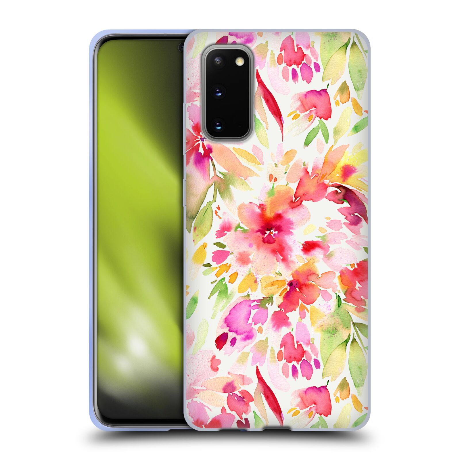 OFFICIAL NINOLA ABSTRACT NATURE FLOWERS SOFT GEL CASE FOR SAMSUNG PHONES 1 - Picture 8 of 14