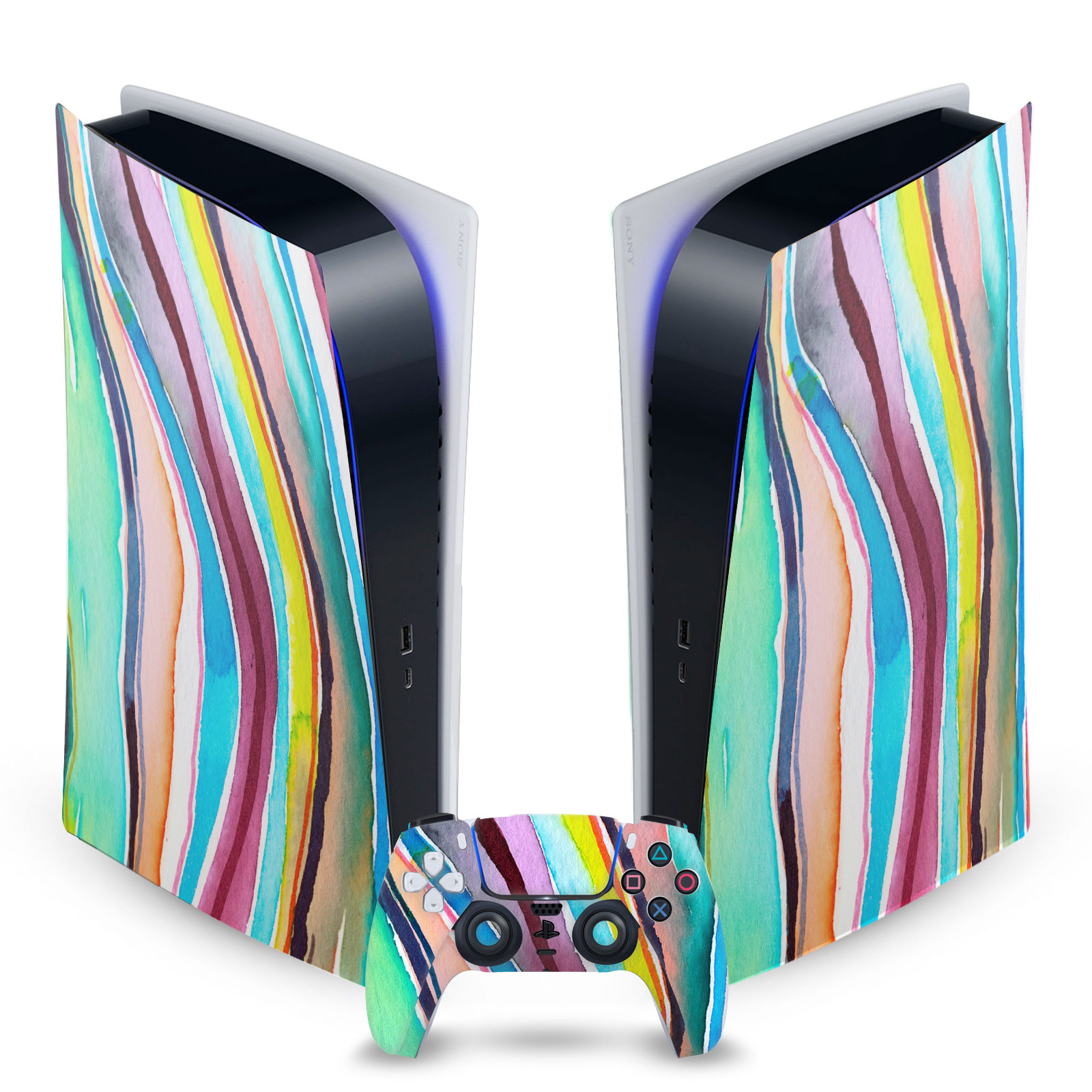 OFFICIAL NINOLA ASSORTED VINYL SKIN DECAL FOR SONY PS5 DIGITAL EDITION BUNDLE