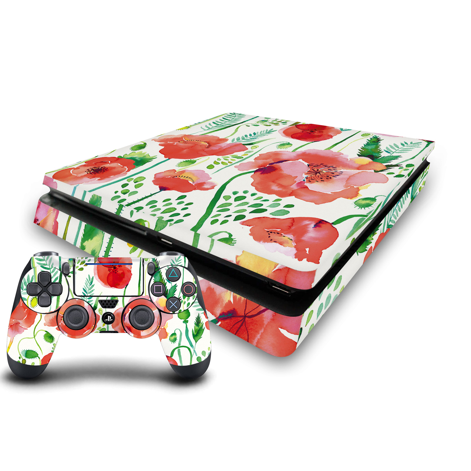 OFFICIAL NINOLA ASSORTED VINYL SKIN DECAL FOR PS4 SLIM CONSOLE & CONTROLLER