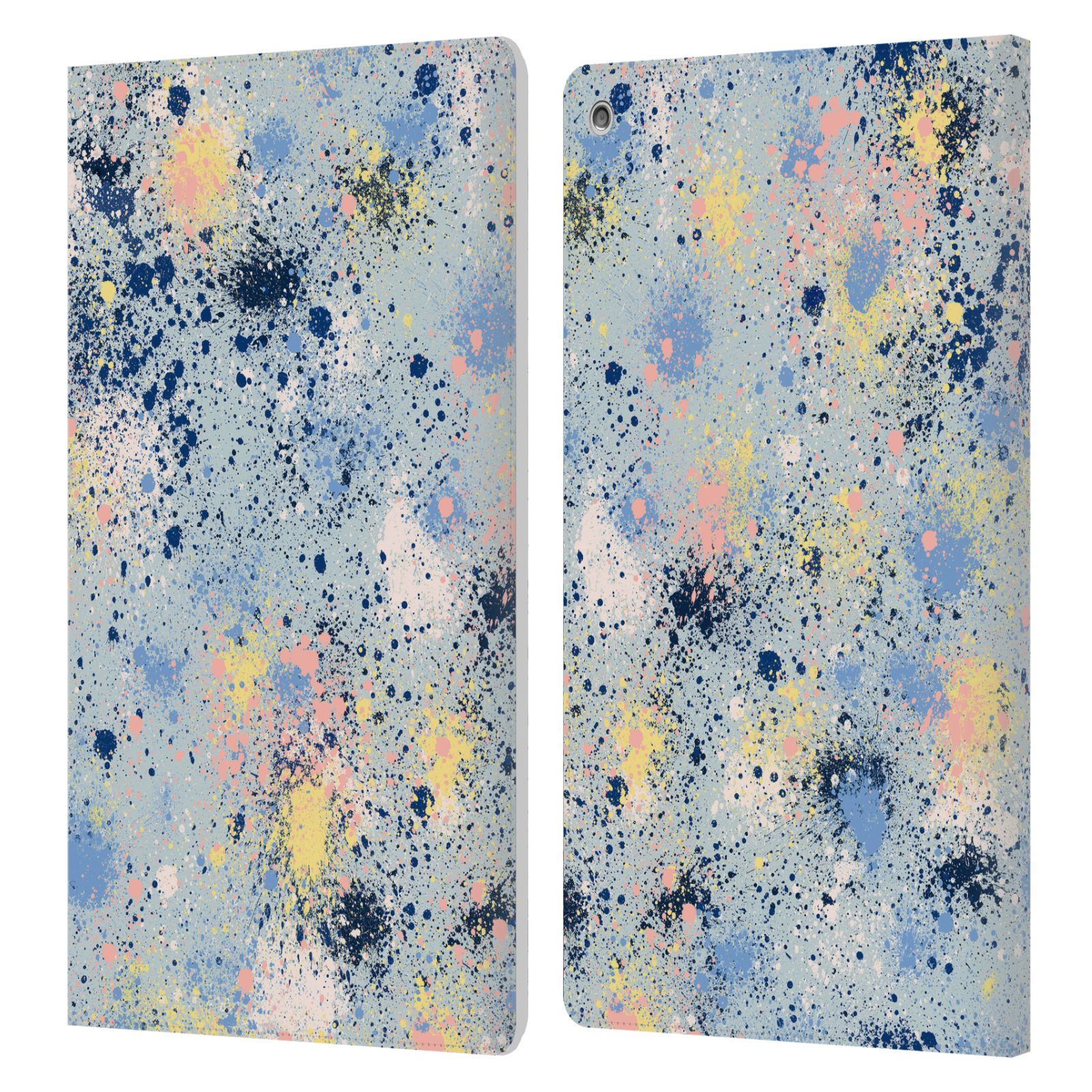 OFFICIAL NINOLA ABSTRACT WATERCOLOUR LEATHER BOOK WALLET CASE FOR AMAZON FIRE - Picture 10 of 16