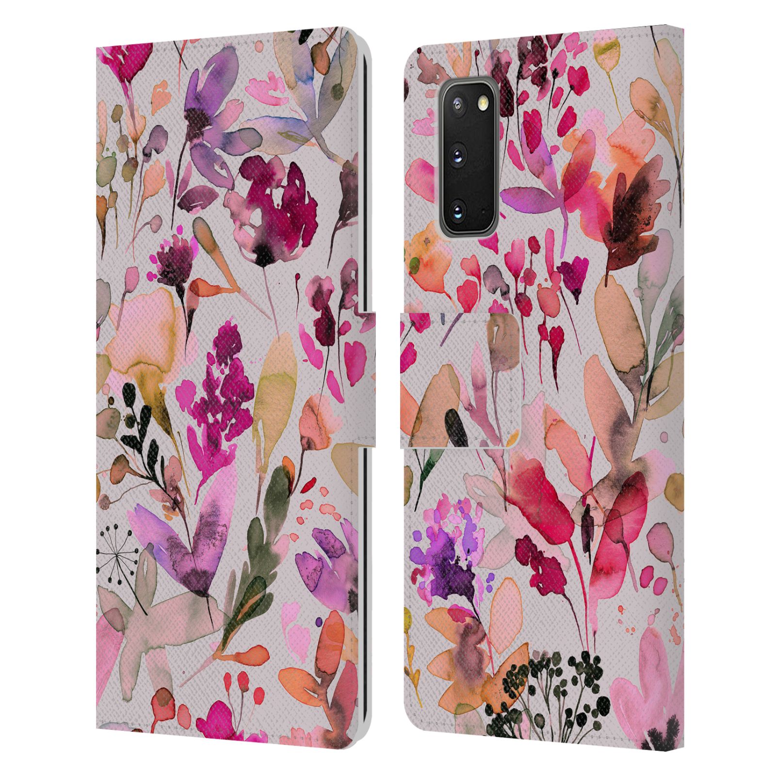 OFFICIAL NINOLA BOTANICAL PATTERNS LEATHER BOOK WALLET CASE FOR SAMSUNG PHONES 1 - Picture 7 of 13