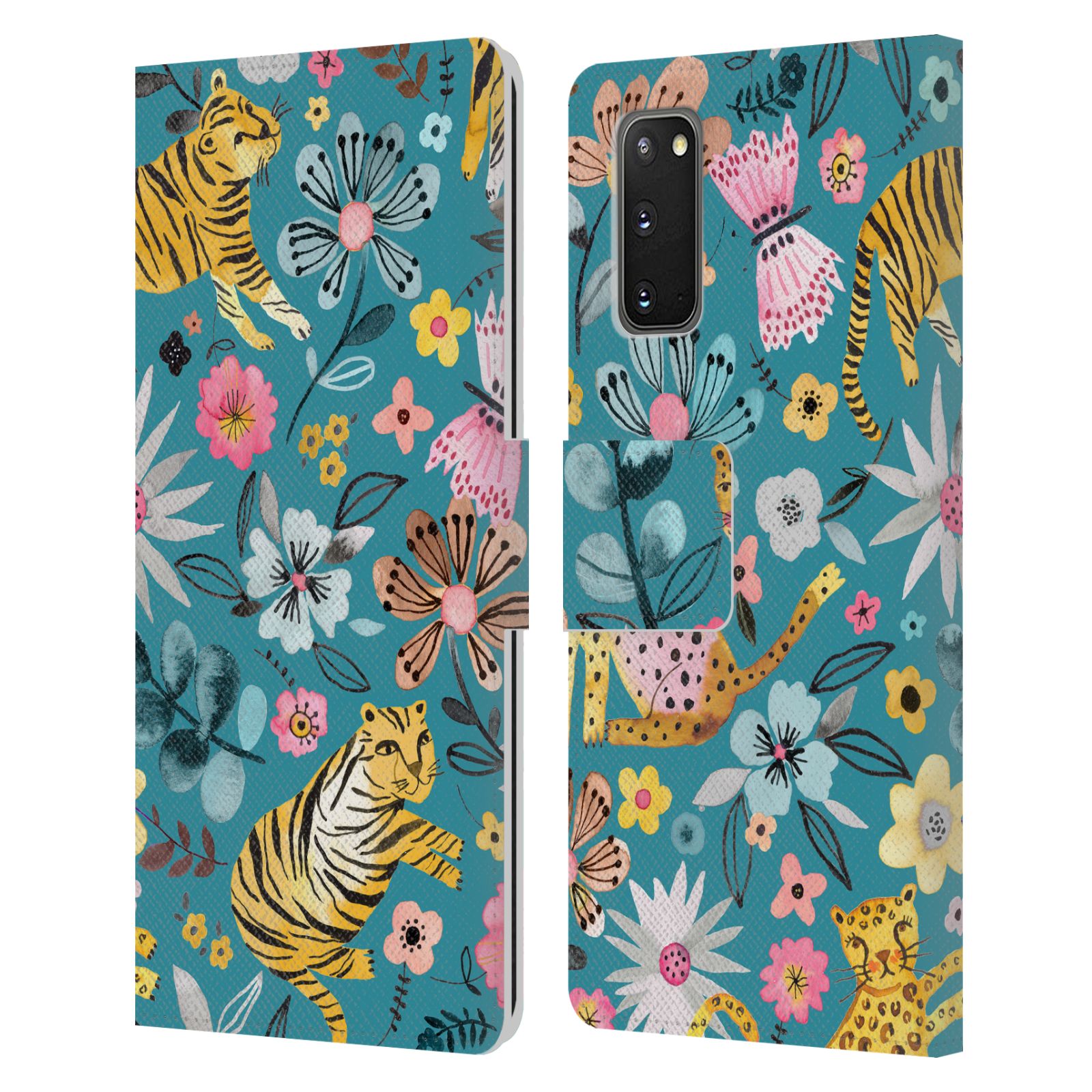 OFFICIAL NINOLA BOTANICAL PATTERNS LEATHER BOOK WALLET CASE FOR SAMSUNG PHONES 1 - Picture 9 of 13