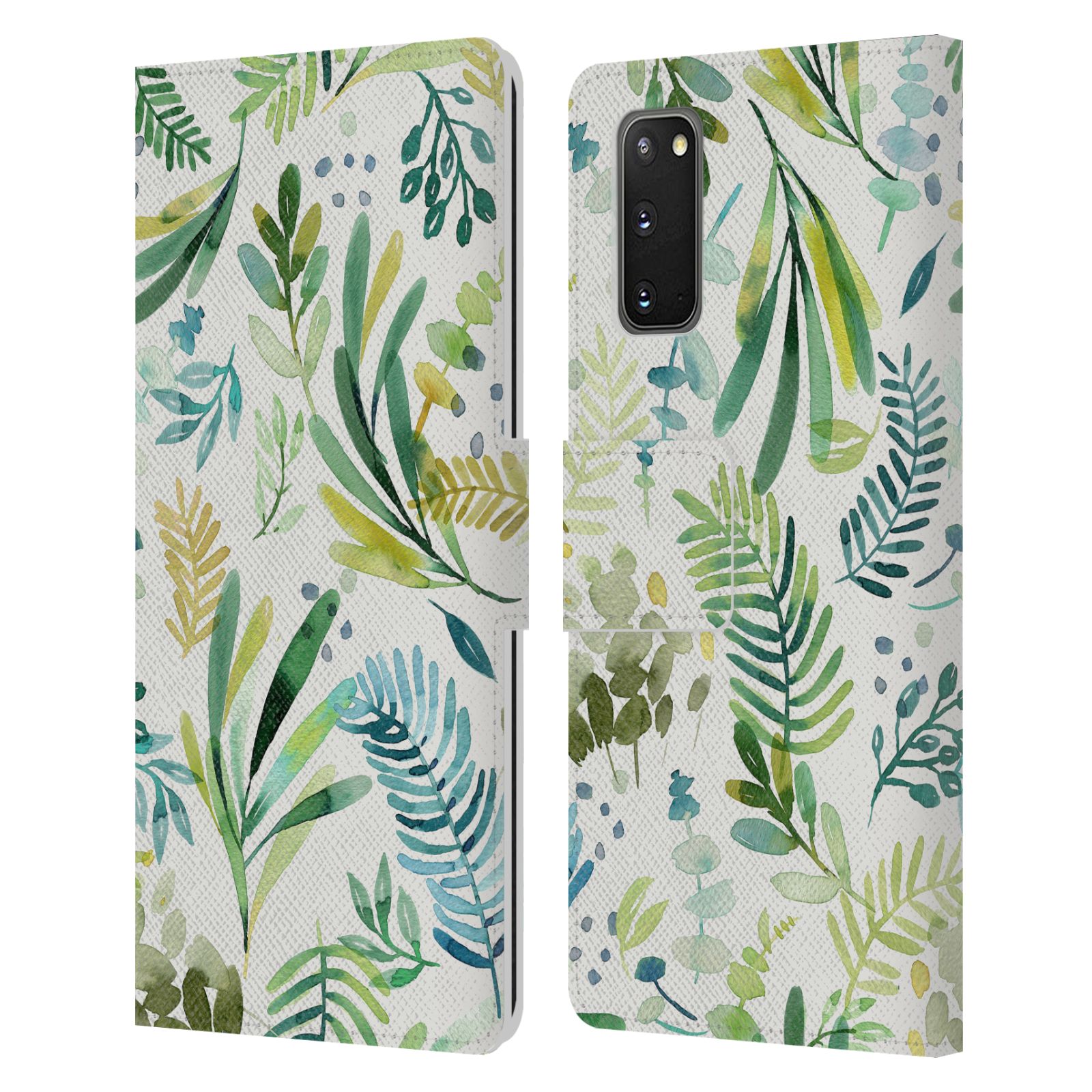 OFFICIAL NINOLA BOTANICAL PATTERNS LEATHER BOOK WALLET CASE FOR SAMSUNG PHONES 1 - Picture 10 of 13
