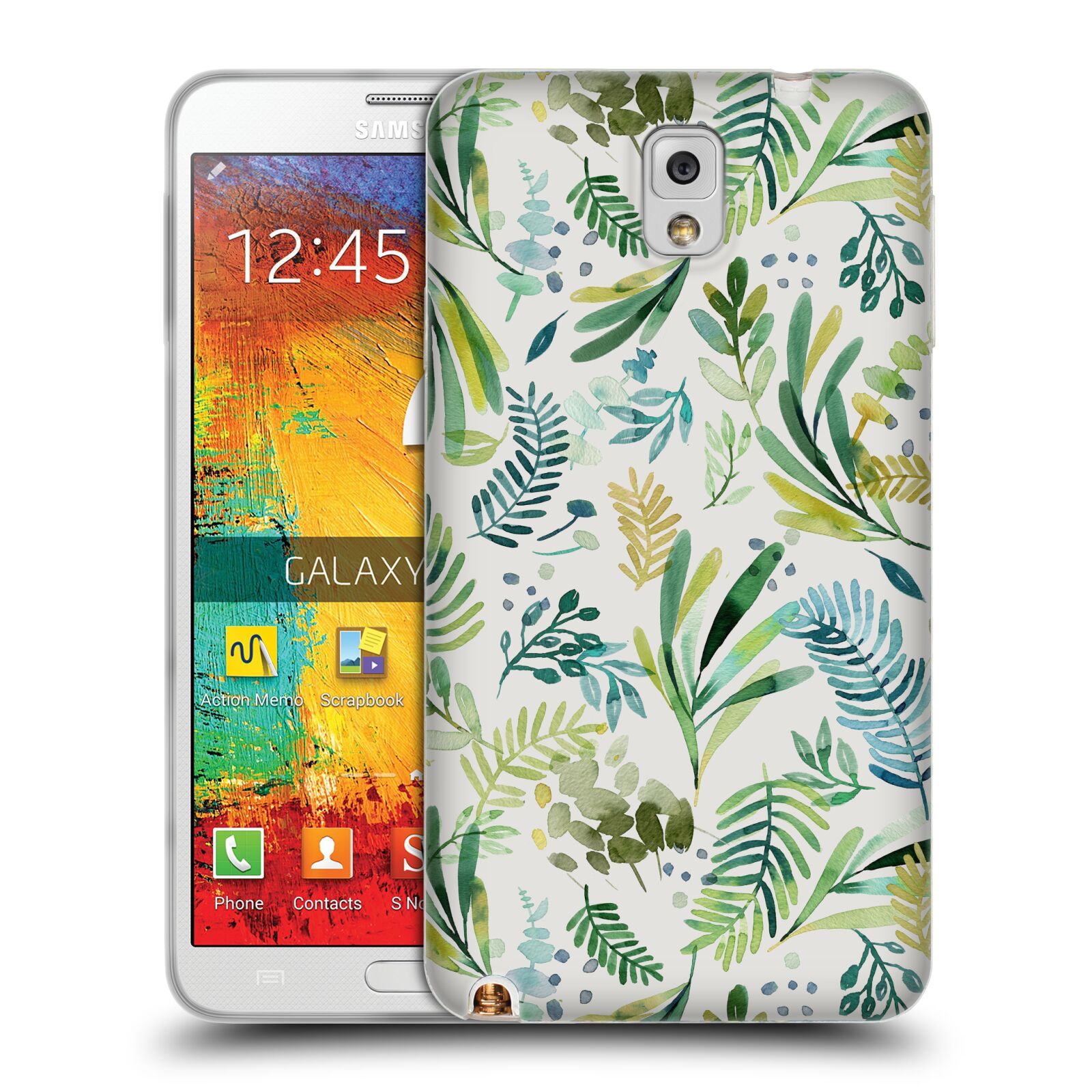 FUNDA OFICIAL DE GEL SUAVE NINOLA PATRONES BOTÁNICOS PARA TELÉFONOS SAMSUNG 2 - Imagen 11 de 14
