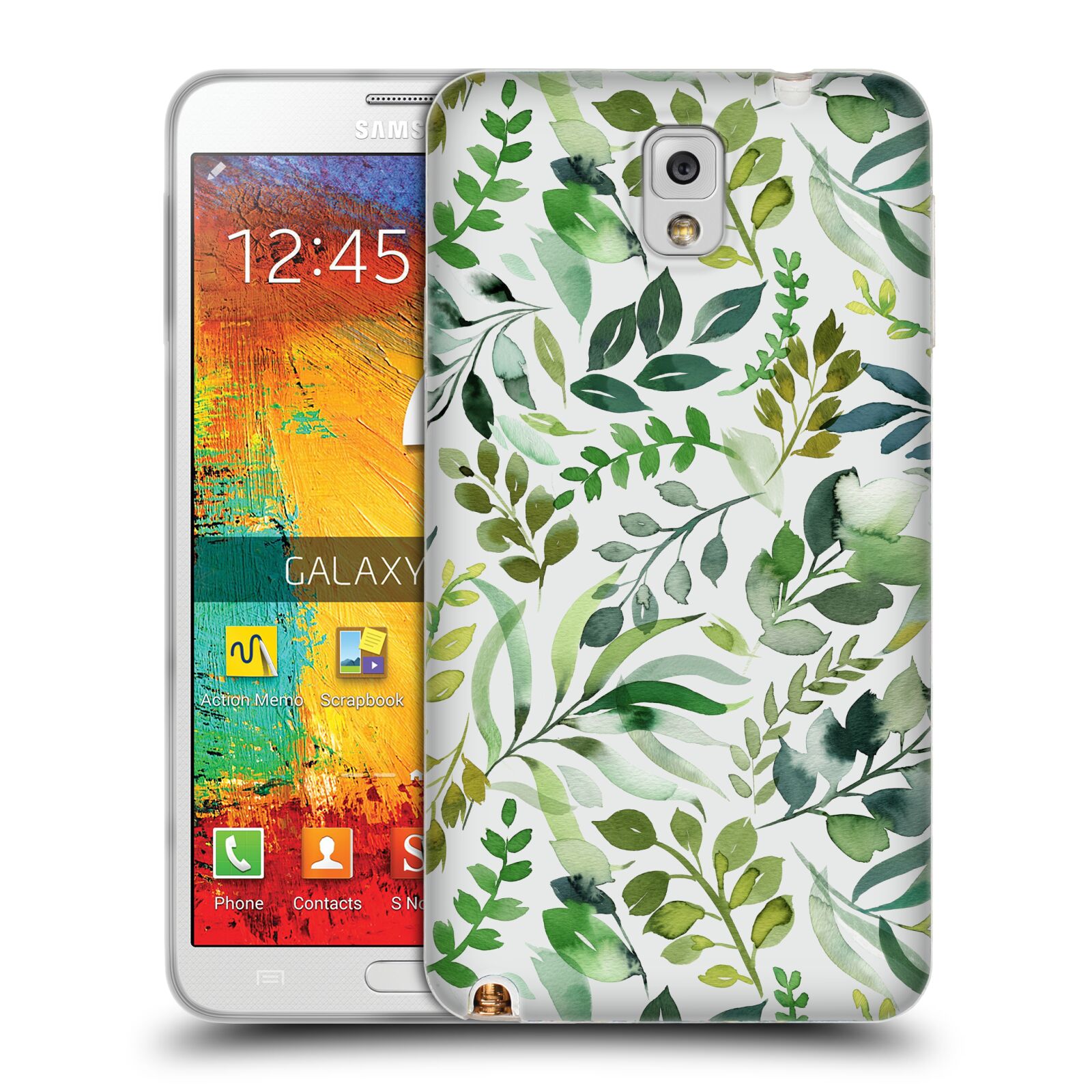 FUNDA OFICIAL DE GEL SUAVE NINOLA PATRONES BOTÁNICOS PARA TELÉFONOS SAMSUNG 2 - Imagen 12 de 14