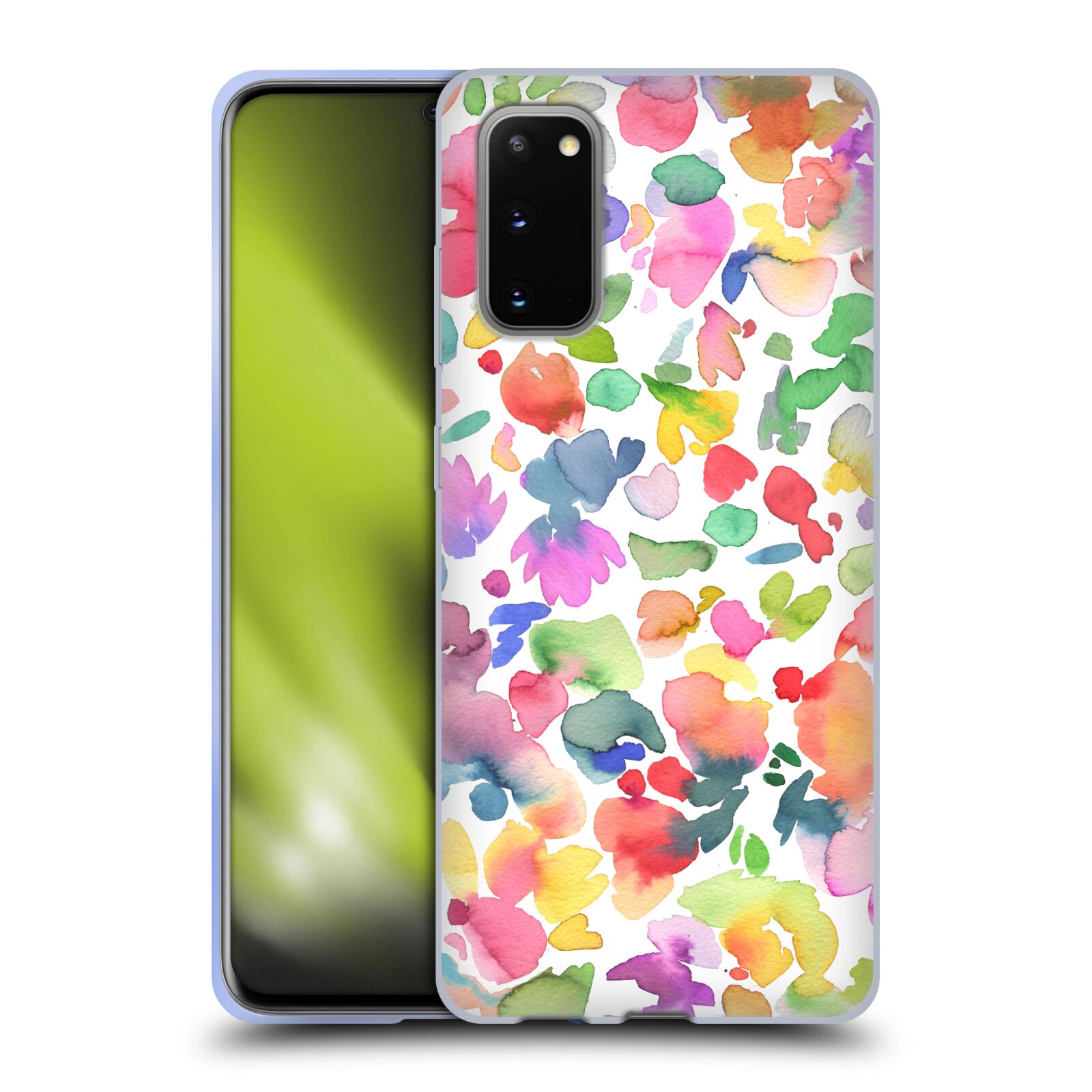 OFFICIAL NINOLA COLORFUL ABSTRACT SHAPES SOFT GEL CASE FOR SAMSUNG PHONES 1