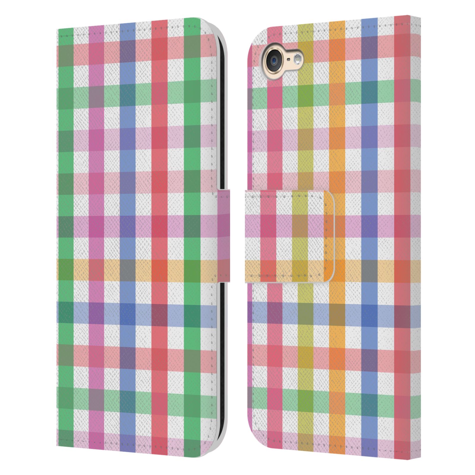 OFFICIAL NINOLA COLORFUL GEOMETRIC LEATHER BOOK CASE FOR APPLE iPOD TOUCH MP3 - Picture 9 of 14