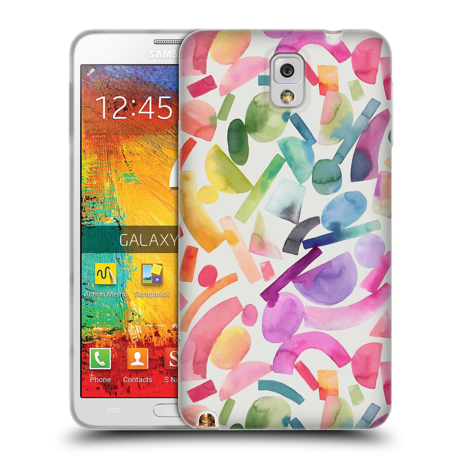 OFFICIAL NINOLA COLORFUL GEOMETRIC SOFT GEL CASE FOR SAMSUNG PHONES 2 - Picture 11 of 15