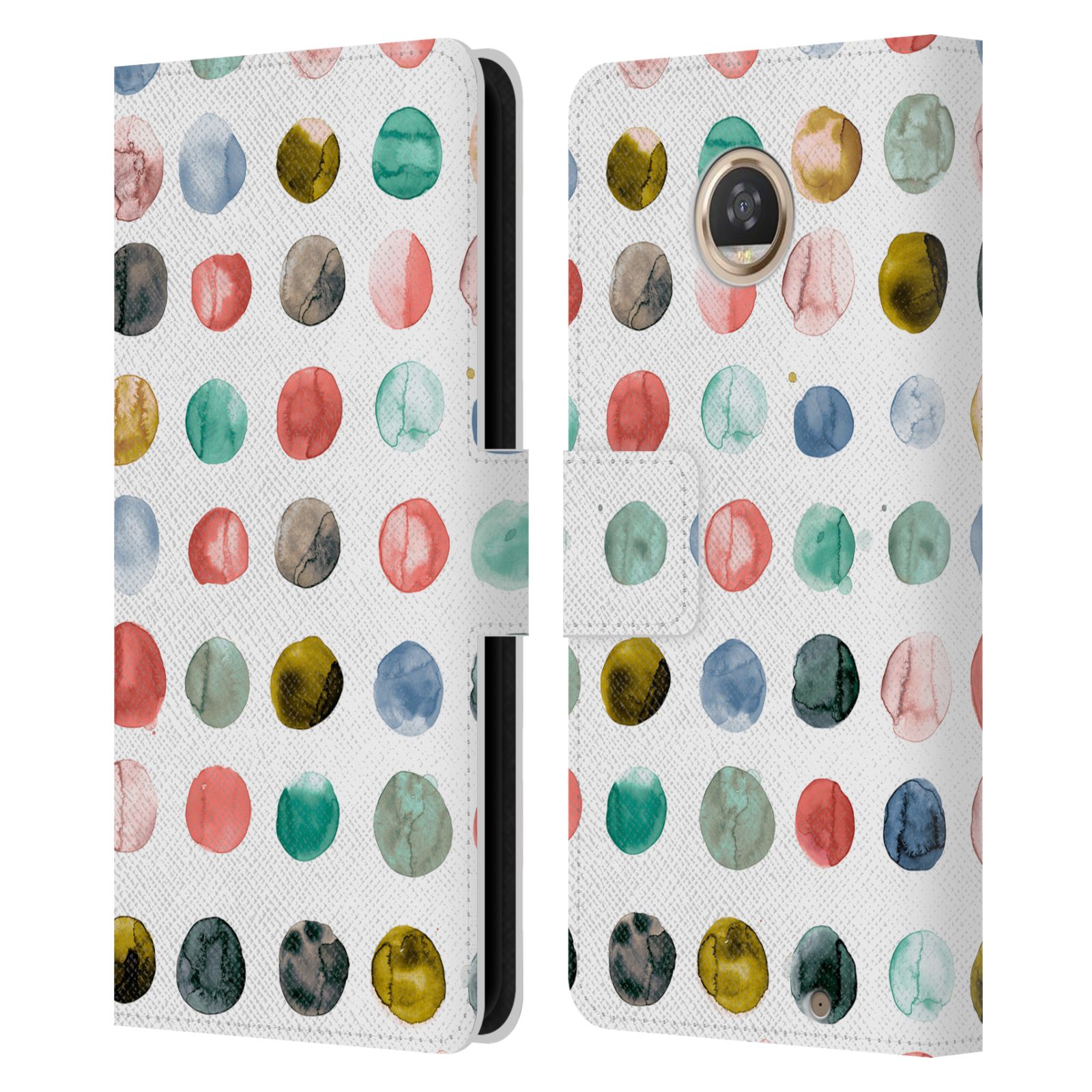 FUNDA BILLETERA OFICIAL NINOLA COLORIDA DE CUERO ABSTRACTO LIBRO PARA TELÉFONOS MOTOROLA - Imagen 14 de 16