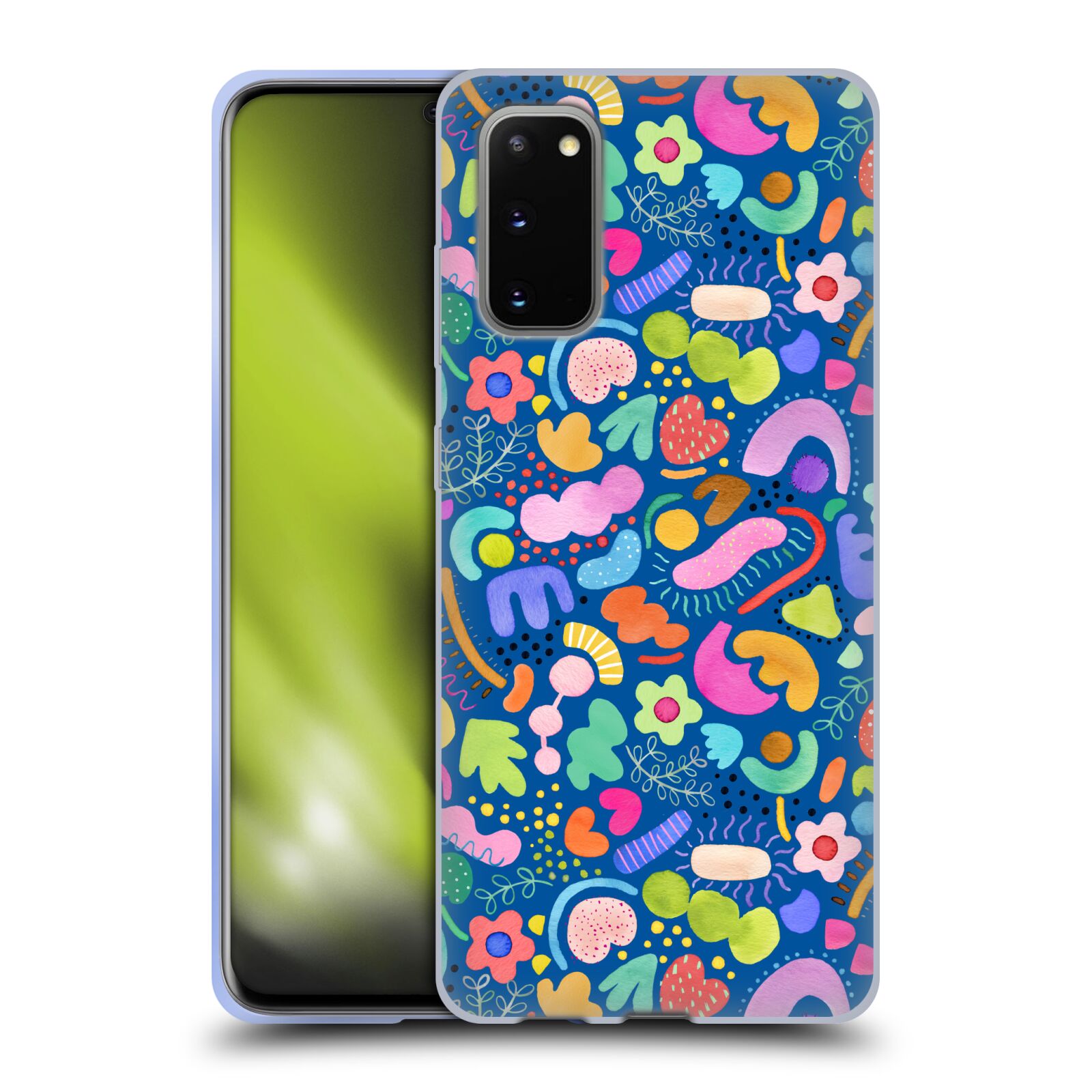 OFFICIAL NINOLA COLORFUL ABSTRACT SOFT GEL CASE FOR SAMSUNG PHONES 1 - Picture 12 of 17