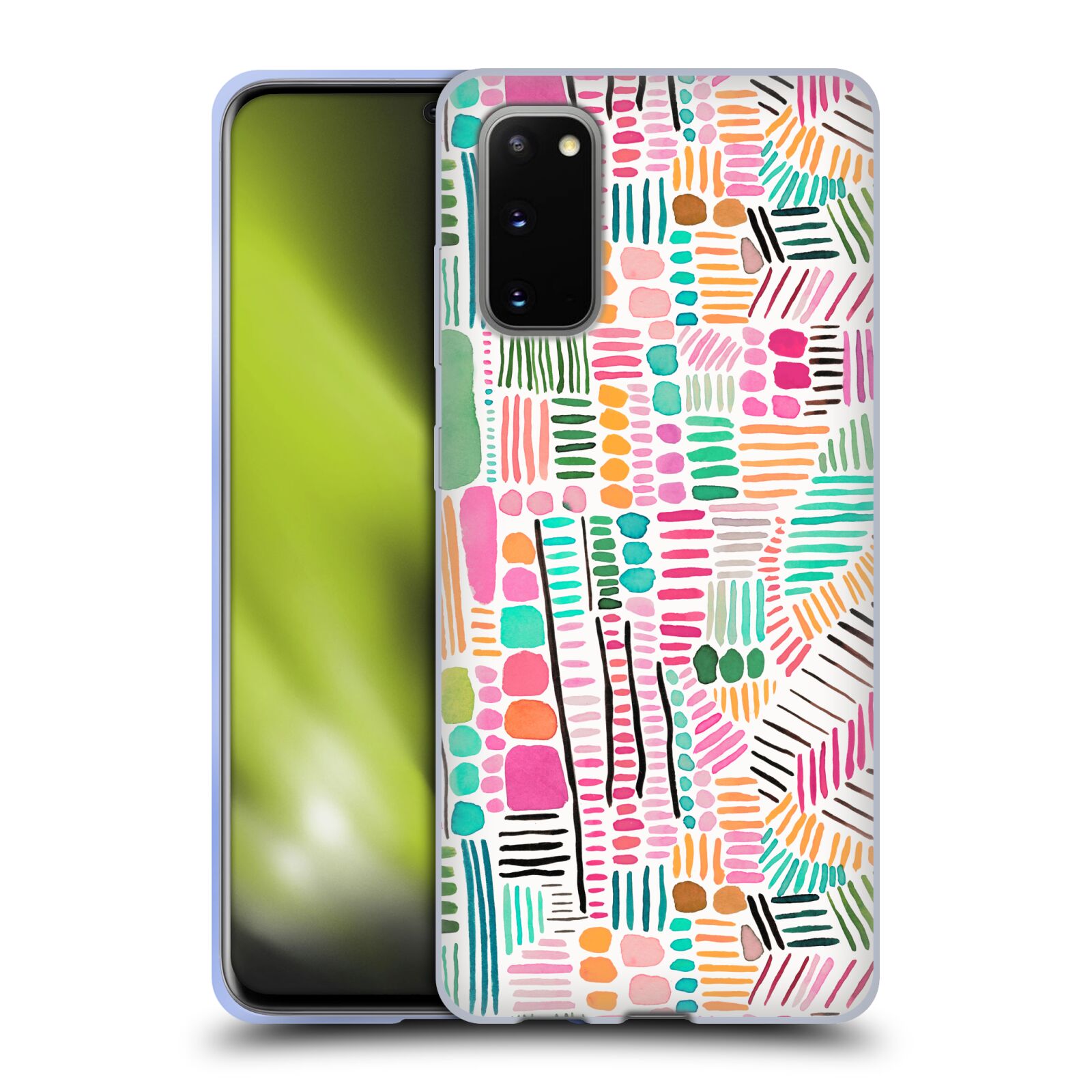 OFFICIAL NINOLA COLORFUL ABSTRACT SOFT GEL CASE FOR SAMSUNG PHONES 1 - Picture 13 of 17