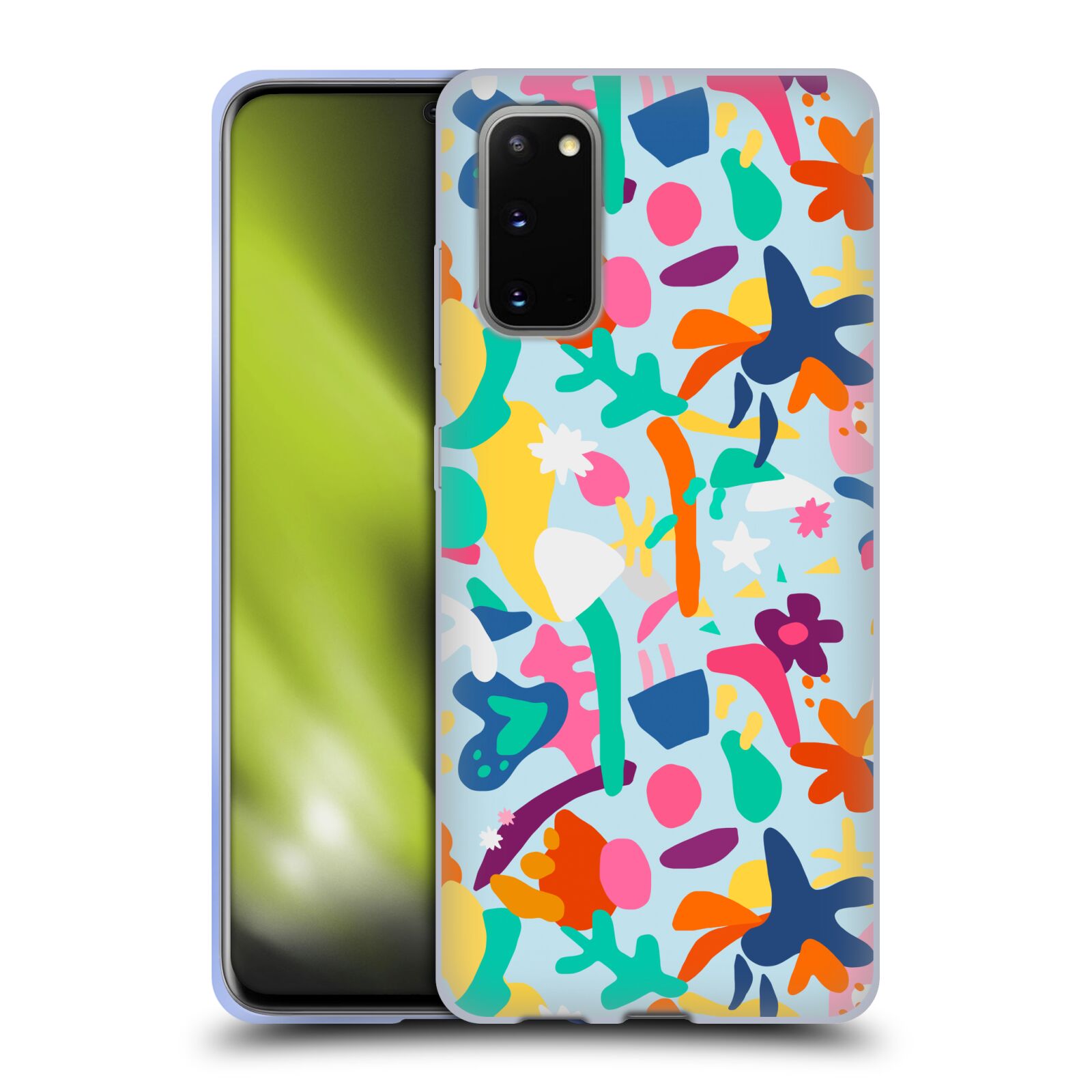 OFFICIAL NINOLA COLORFUL ABSTRACT SOFT GEL CASE FOR SAMSUNG PHONES 1 - Picture 14 of 17