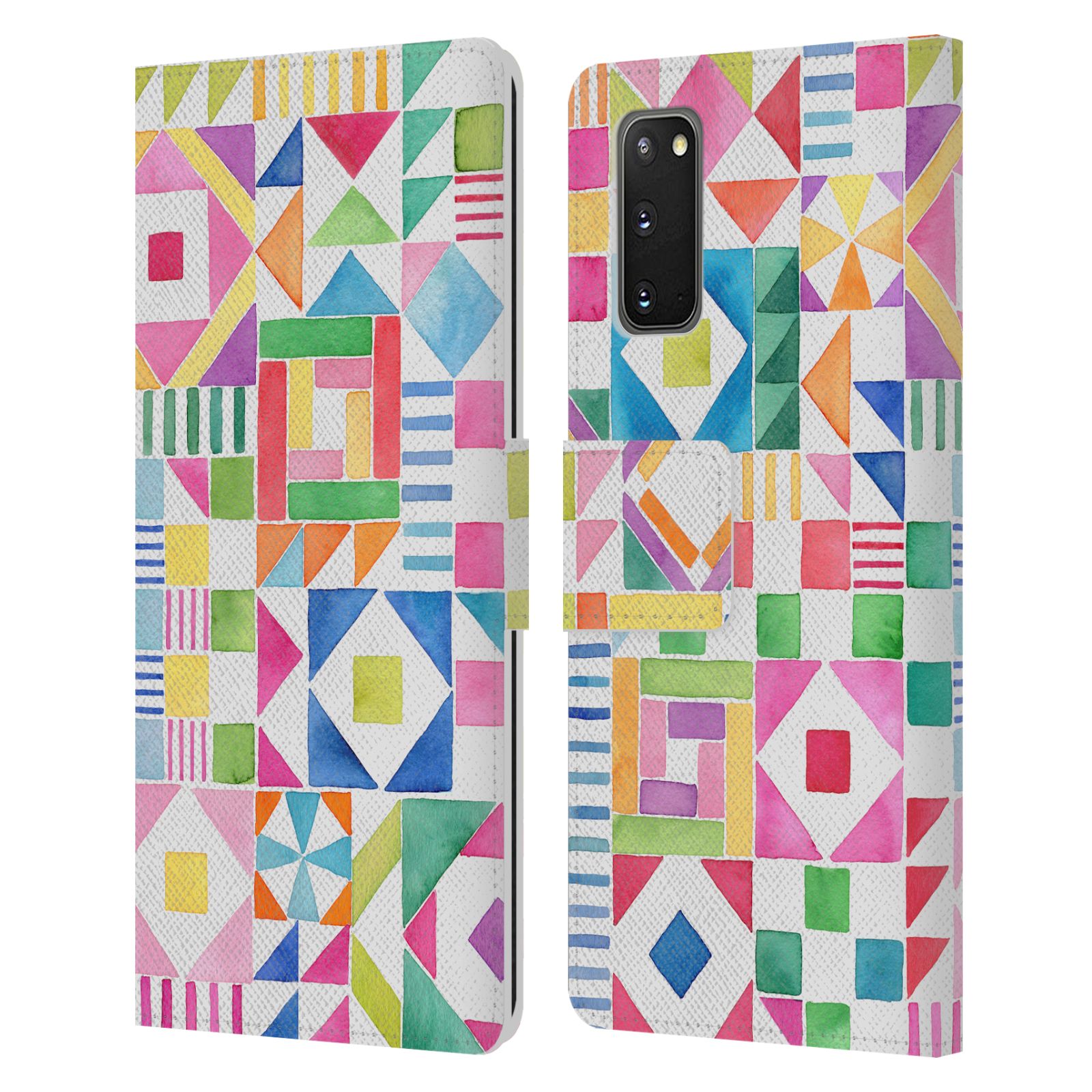 OFFICIAL NINOLA COLOURFUL PRINTS LEATHER BOOK WALLET CASE FOR SAMSUNG PHONES 2 - Picture 9 of 14