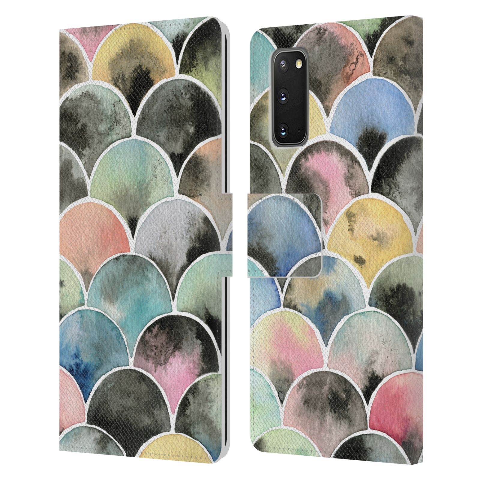 OFFICIAL NINOLA COLOURFUL PRINTS LEATHER BOOK WALLET CASE FOR SAMSUNG PHONES 2 - Picture 13 of 14