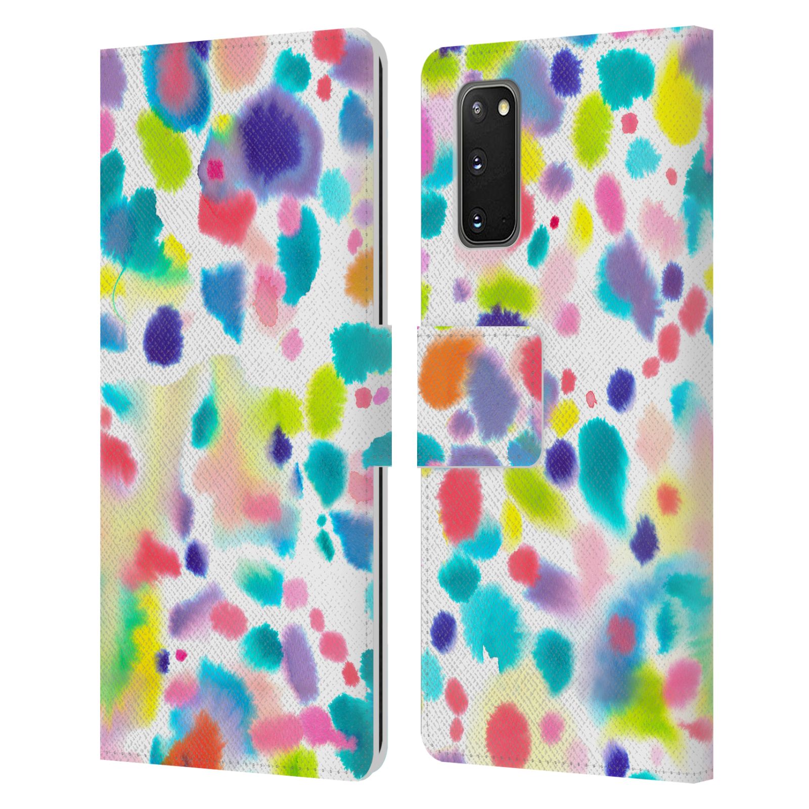 OFFICIAL NINOLA COLOURFUL PRINTS LEATHER BOOK WALLET CASE FOR SAMSUNG PHONES 2 - Picture 14 of 14