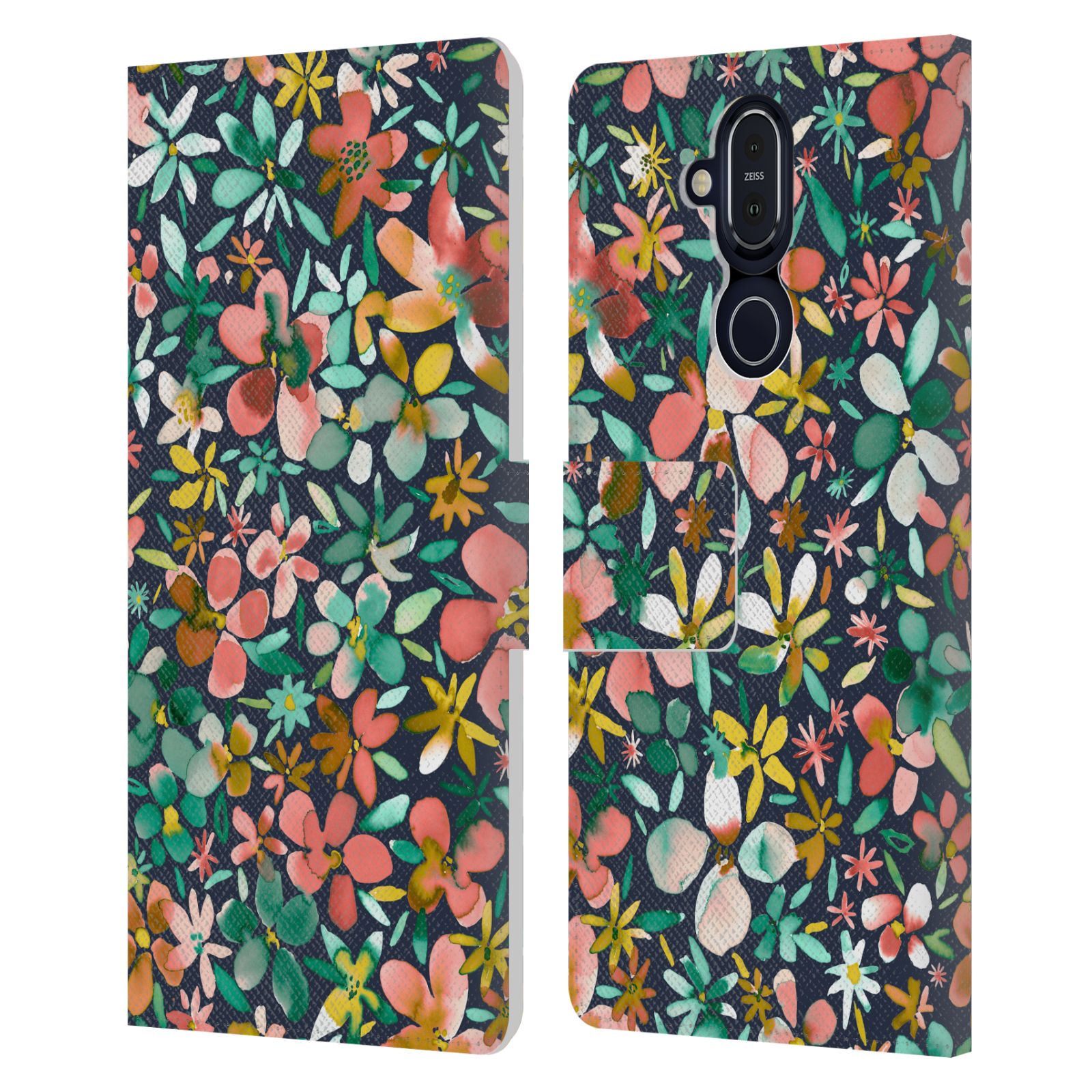 OFFICIAL NINOLA FLORAL LEATHER BOOK WALLET CASE COVER FOR NOKIA PHONES - 第 9/21 張圖片