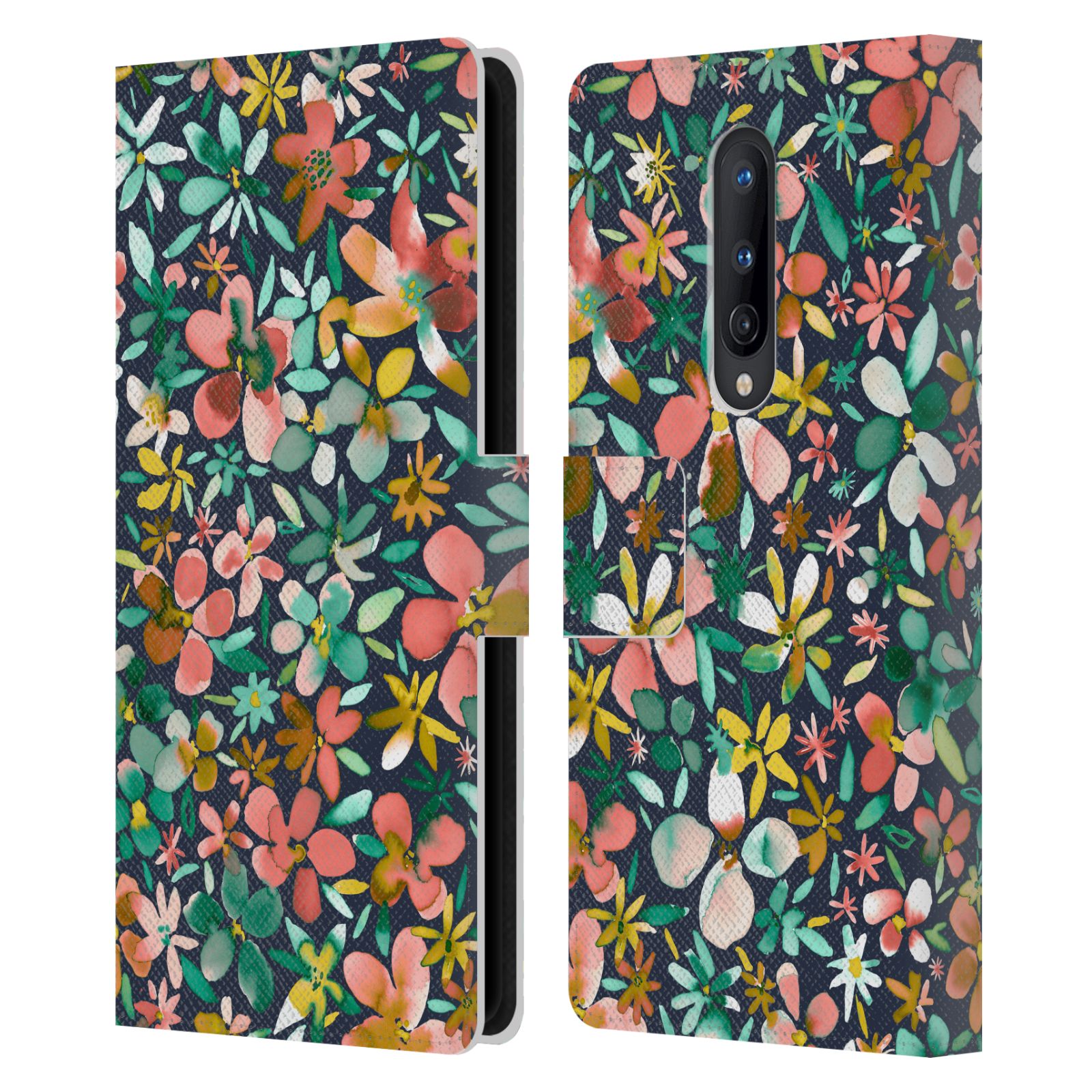 OFFICIAL NINOLA FLORAL LEATHER BOOK WALLET CASE COVER FOR ONEPLUS PHONES - 第 8/20 張圖片