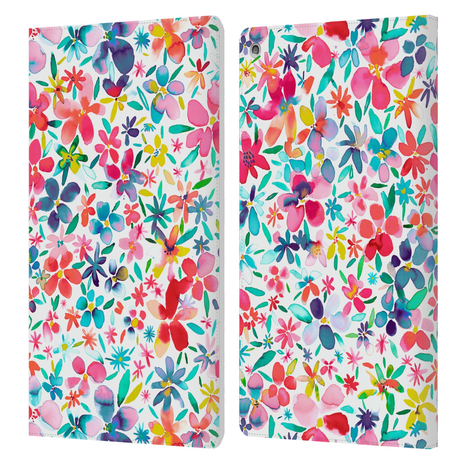 OFFICIAL NINOLA FLORAL LEATHER BOOK WALLET CASE COVER FOR AMAZON FIRE - Picture 10 of 21