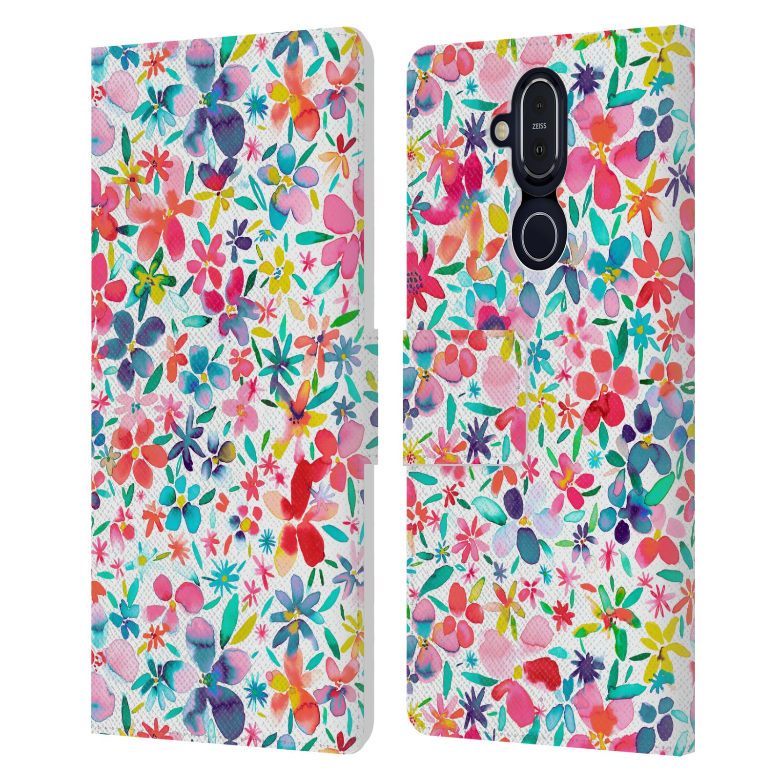 OFFICIAL NINOLA FLORAL LEATHER BOOK WALLET CASE COVER FOR NOKIA PHONES - 第 10/21 張圖片