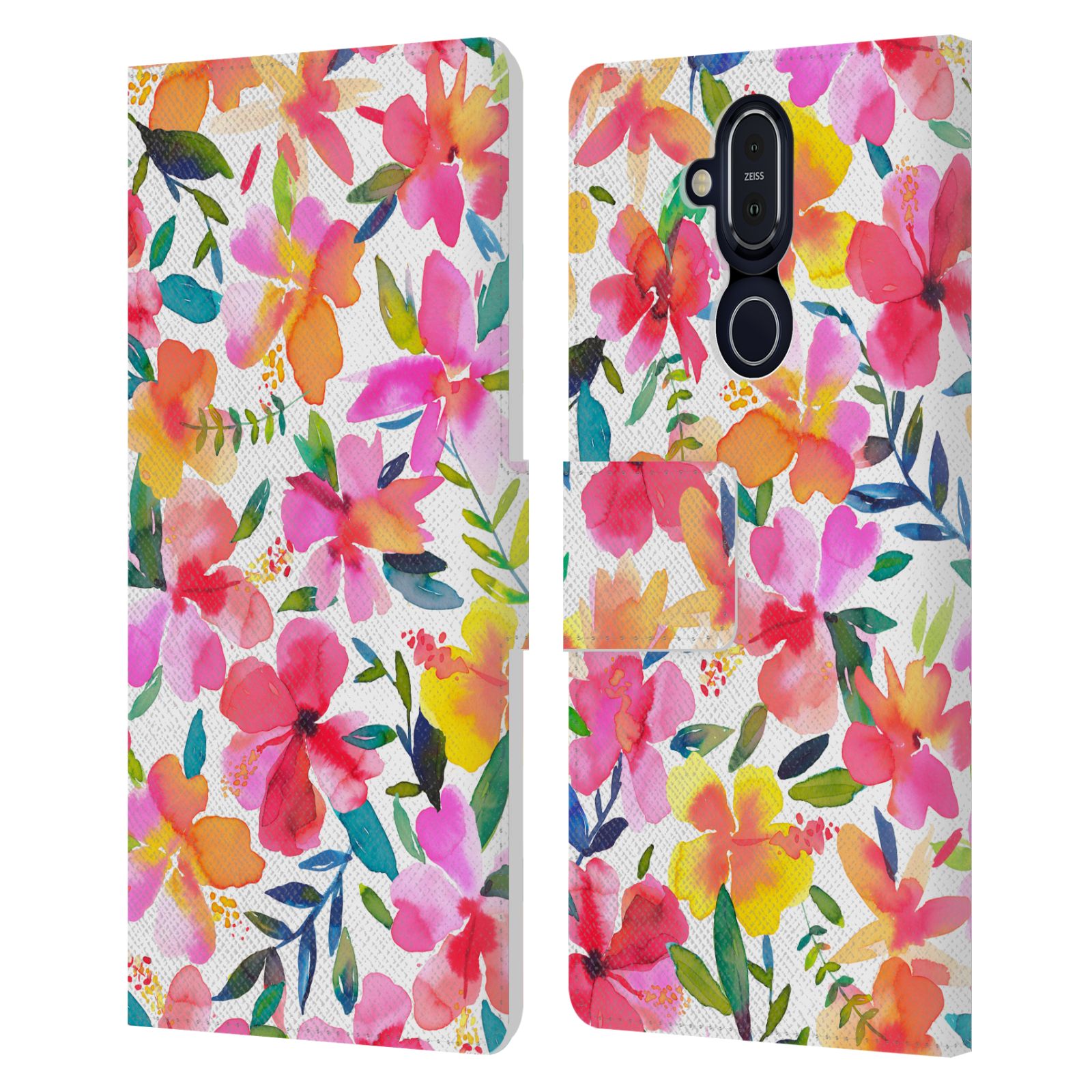 OFFICIAL NINOLA FLORAL LEATHER BOOK WALLET CASE COVER FOR NOKIA PHONES - 第 11/21 張圖片
